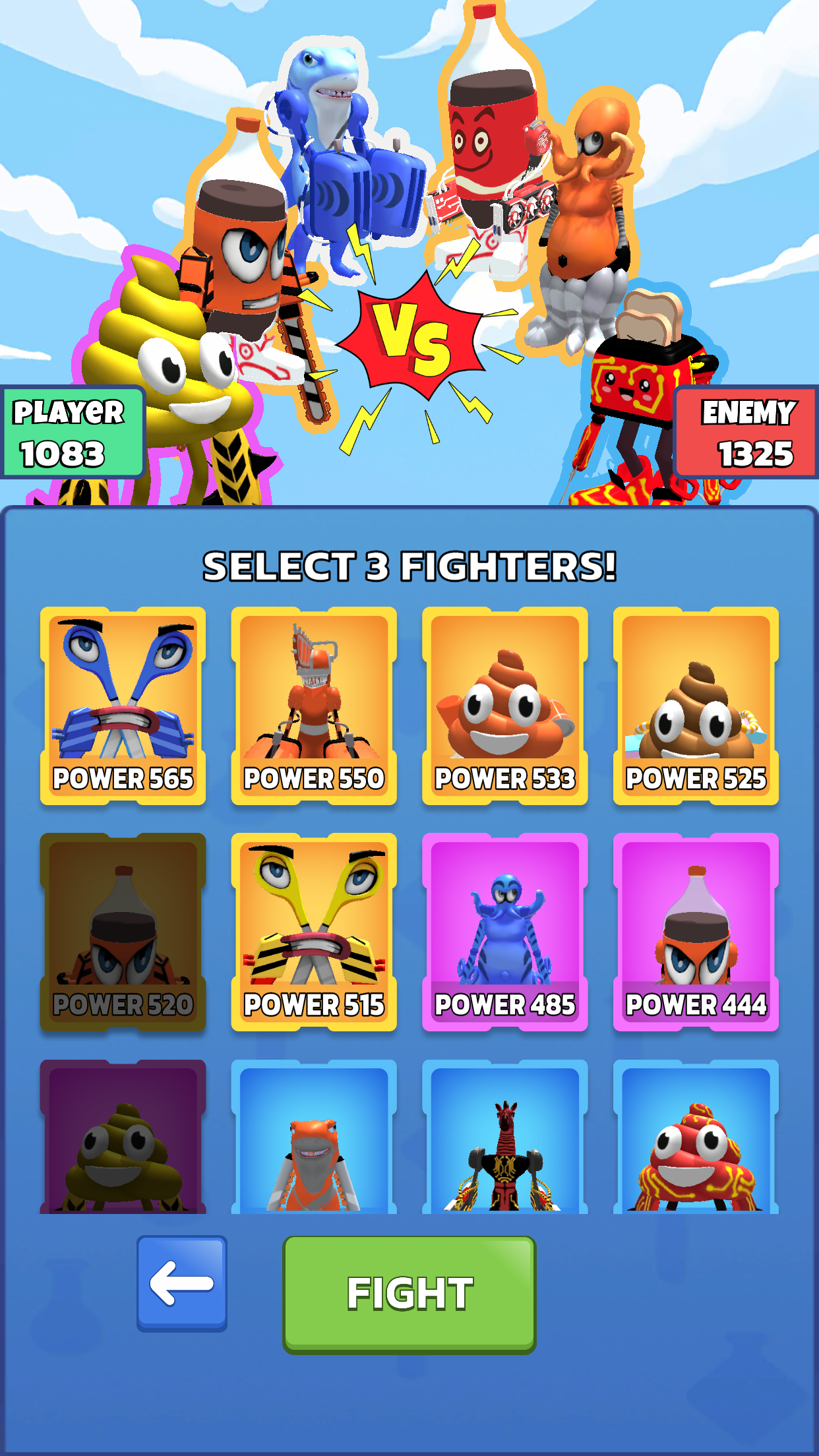 اسکرین شات 4 بازی Merge Anything - Mutant Battle