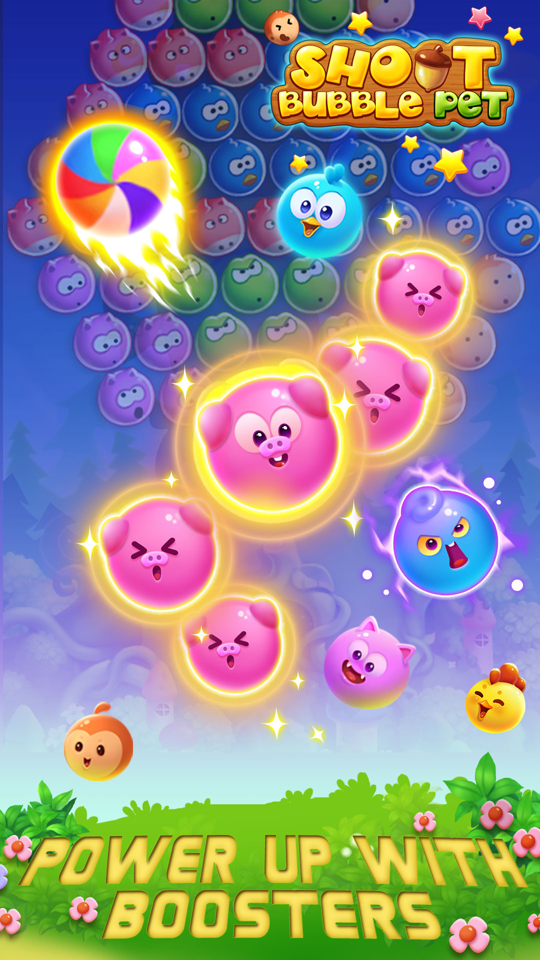 اسکرین شات 1 بازی Bubble Shoot Pet