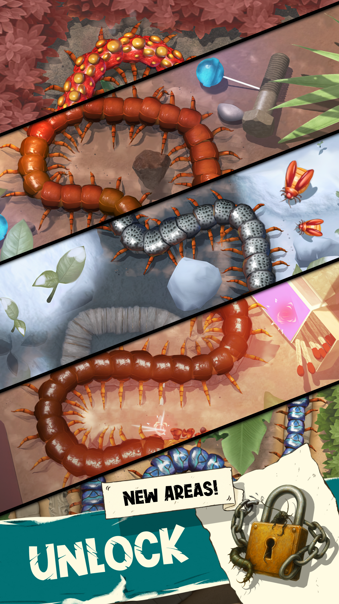 اسکرین شات 4 بازی Scolopendra: Shoot a Centipede