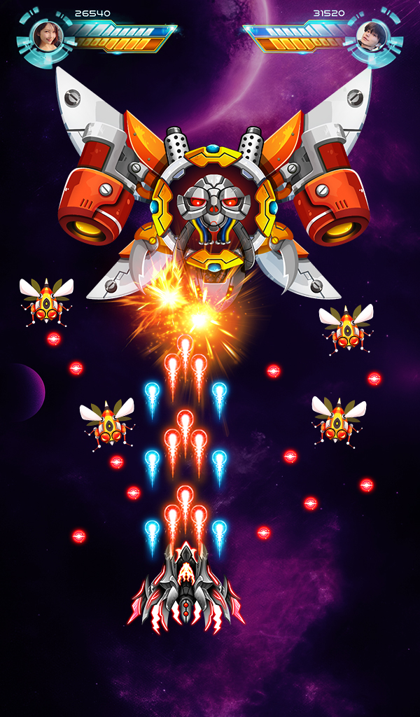 اسکرین شات 4 بازی Space shooter - Galaxy attack