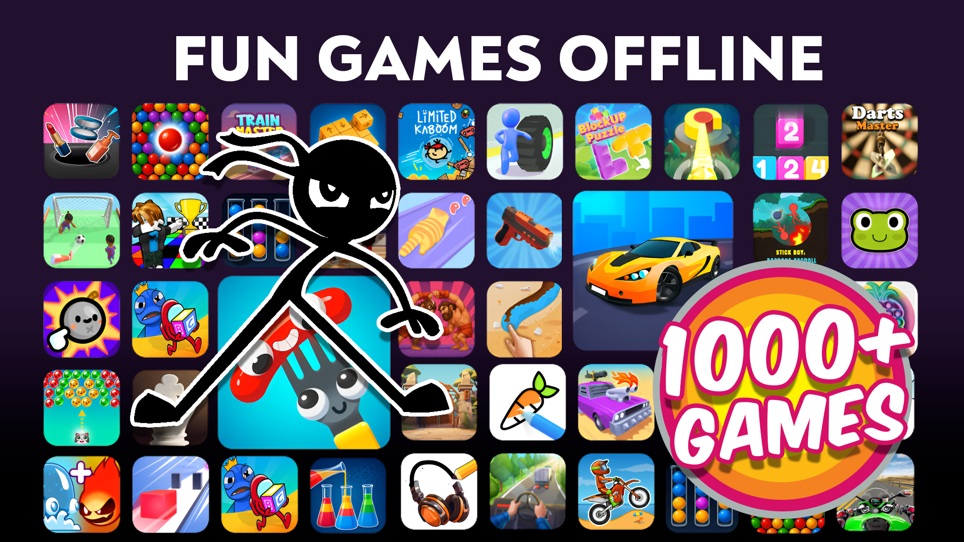 اسکرین شات 1 بازی Offline Games 1000+
