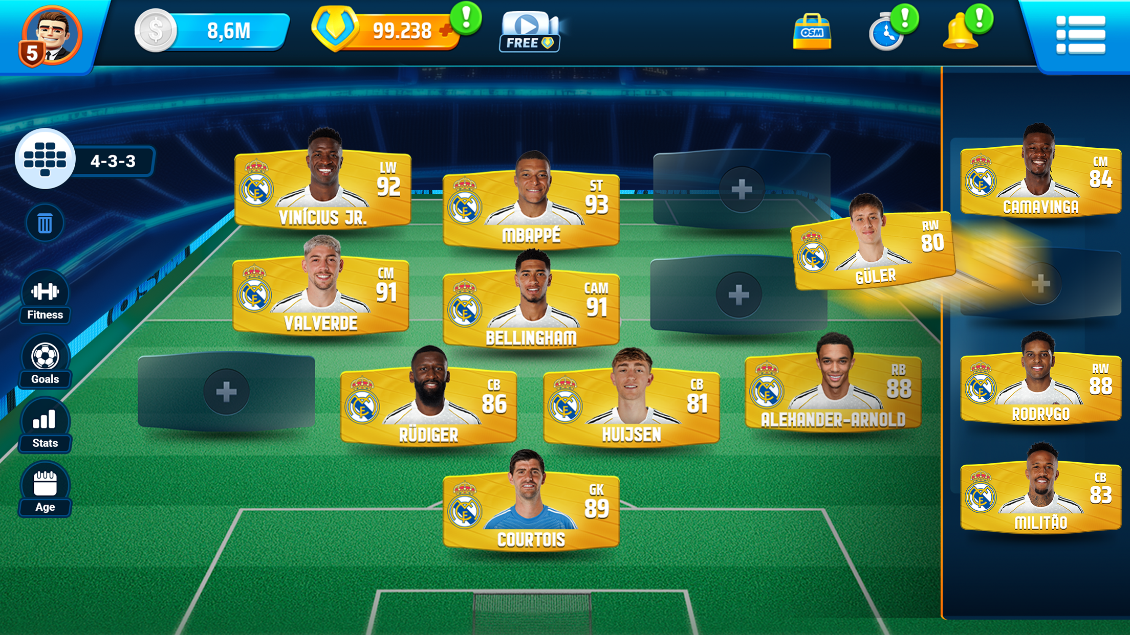 اسکرین شات 5 بازی Online Soccer Manager 2026
