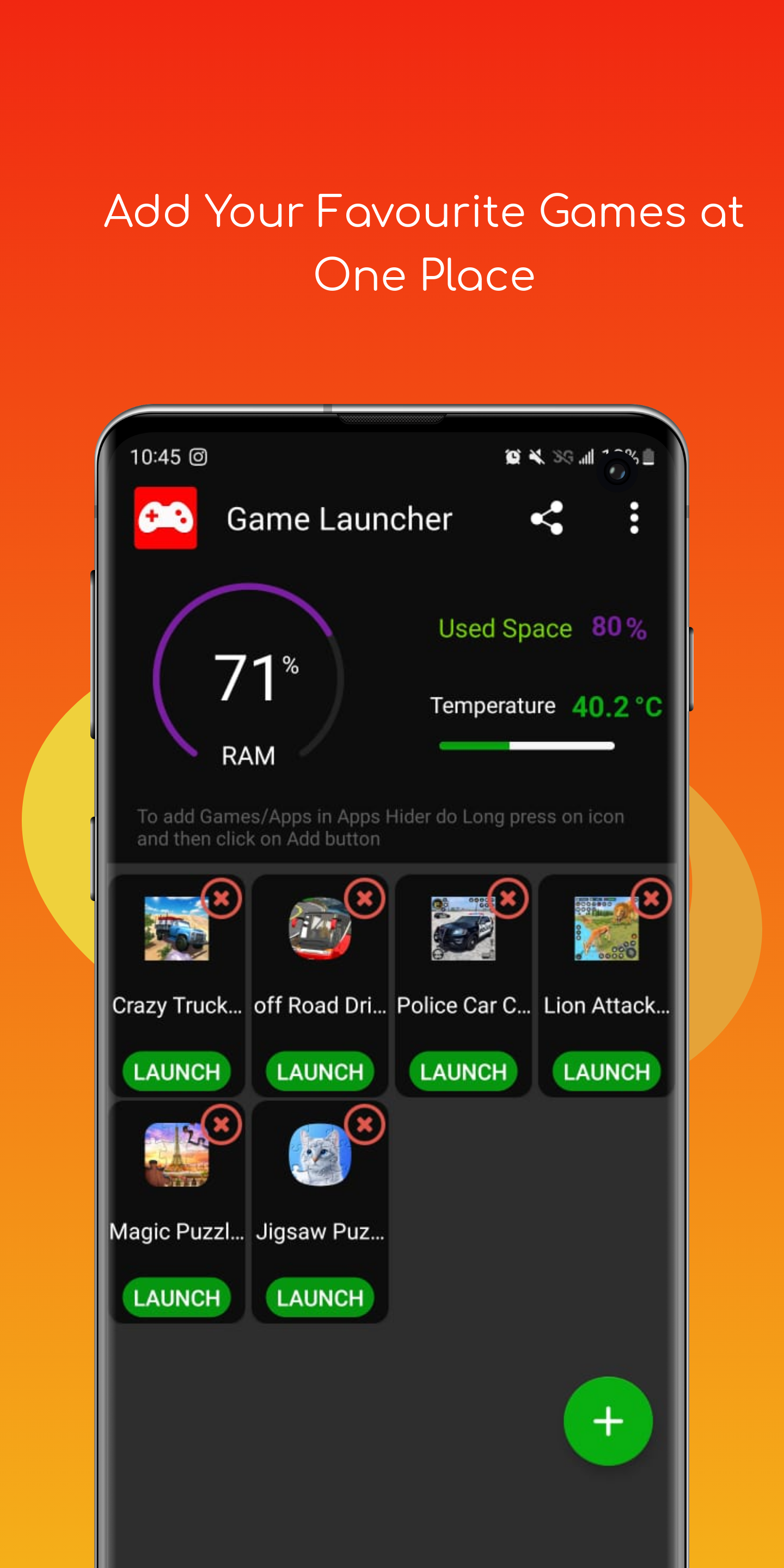 اسکرین شات 3 برنامه Game Launcher - App Launcher