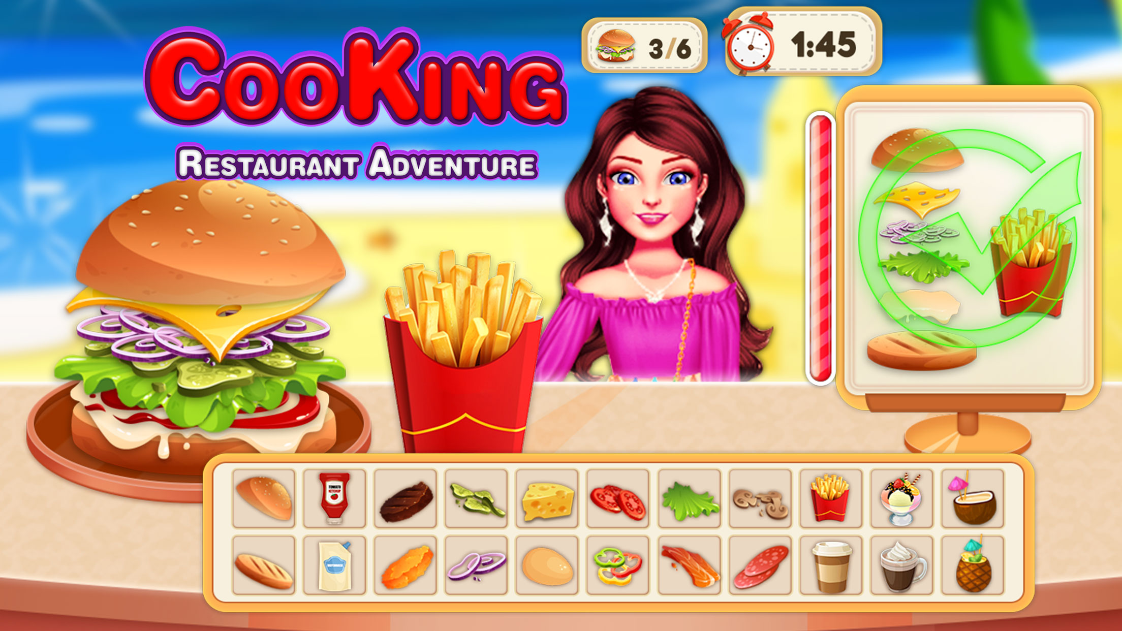 اسکرین شات 2 بازی Cooking Madness- Cooking Games