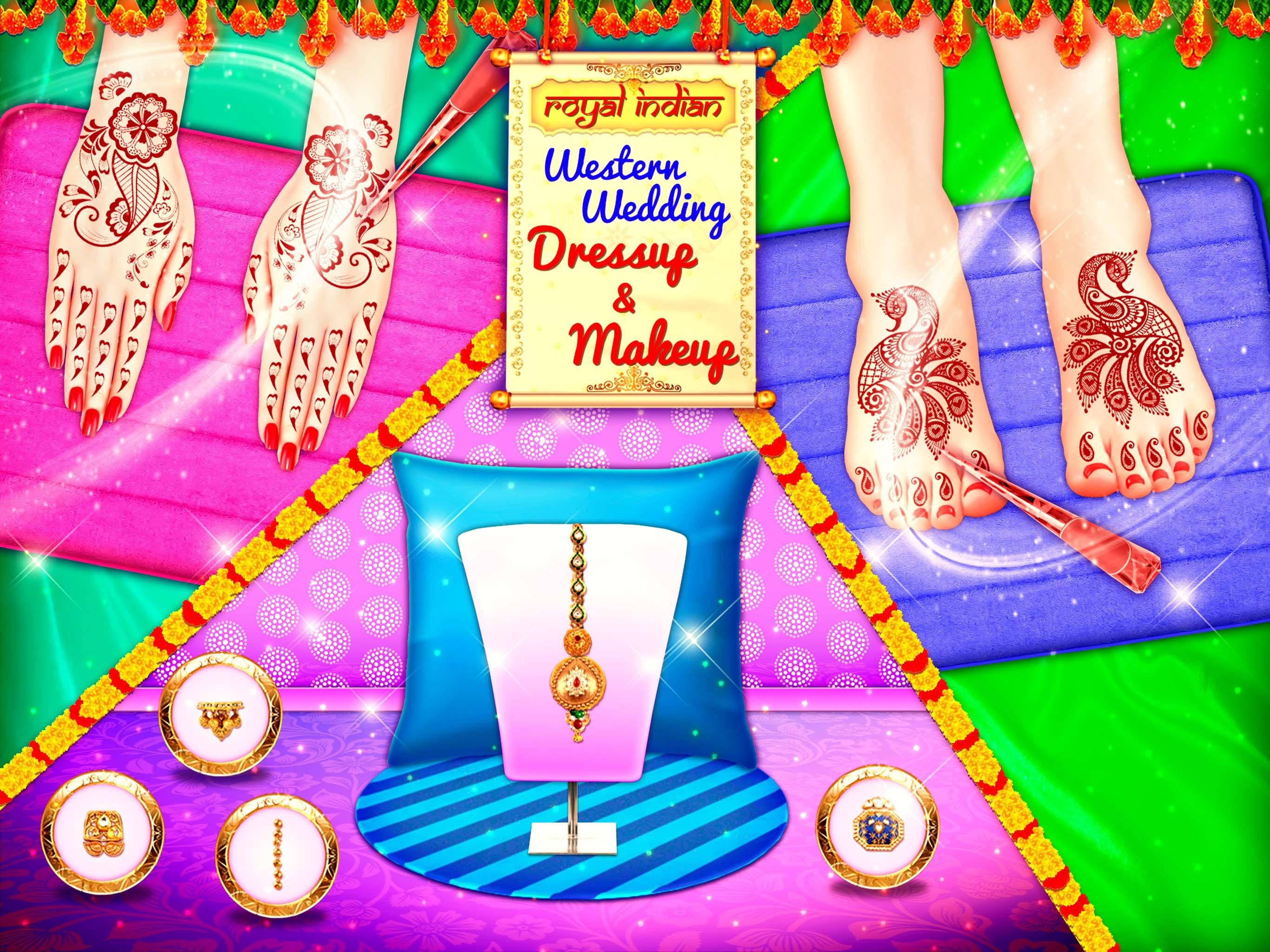 اسکرین شات 4 برنامه Bridal Makeup Dress Up Games