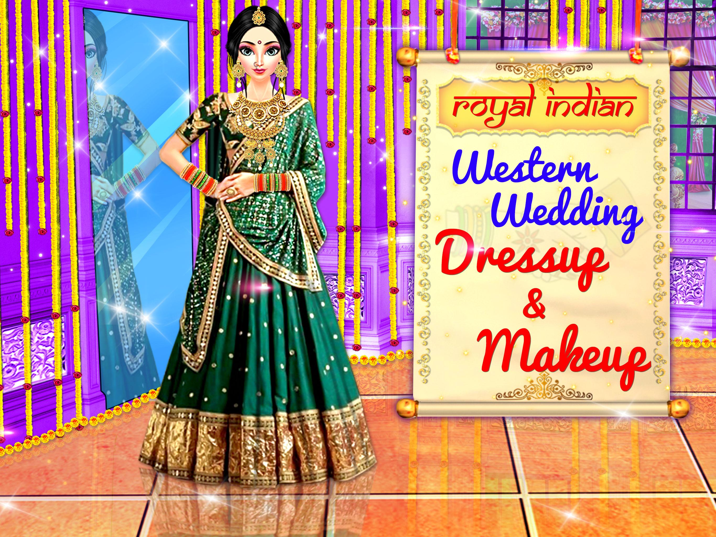 اسکرین شات 1 برنامه Bridal Makeup Dress Up Games