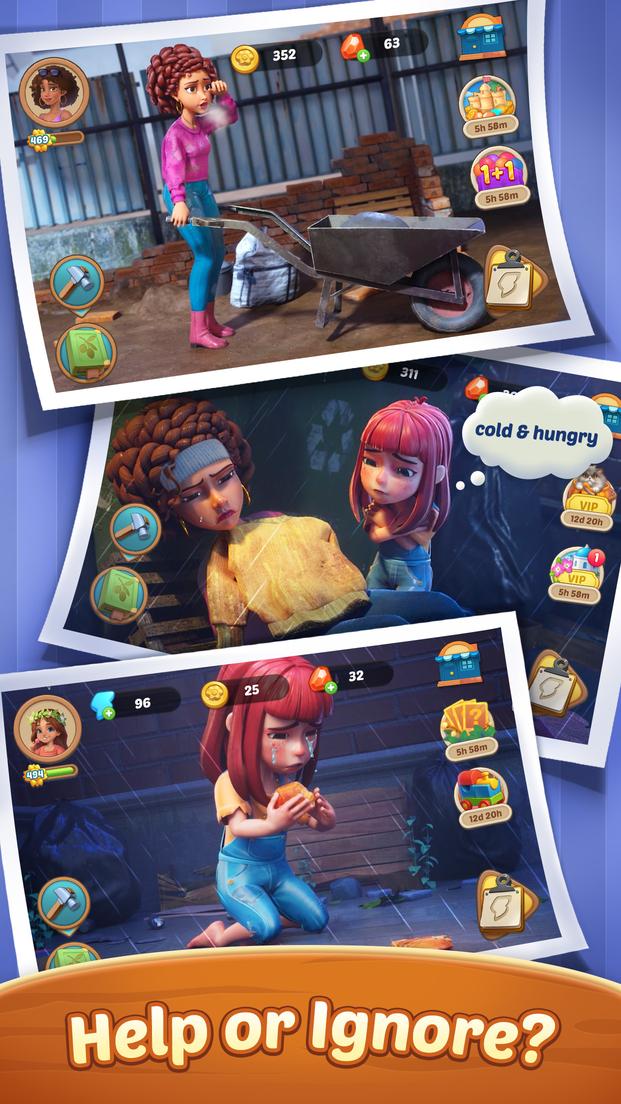 اسکرین شات 1 بازی Seaside Escape®: Merge & Story