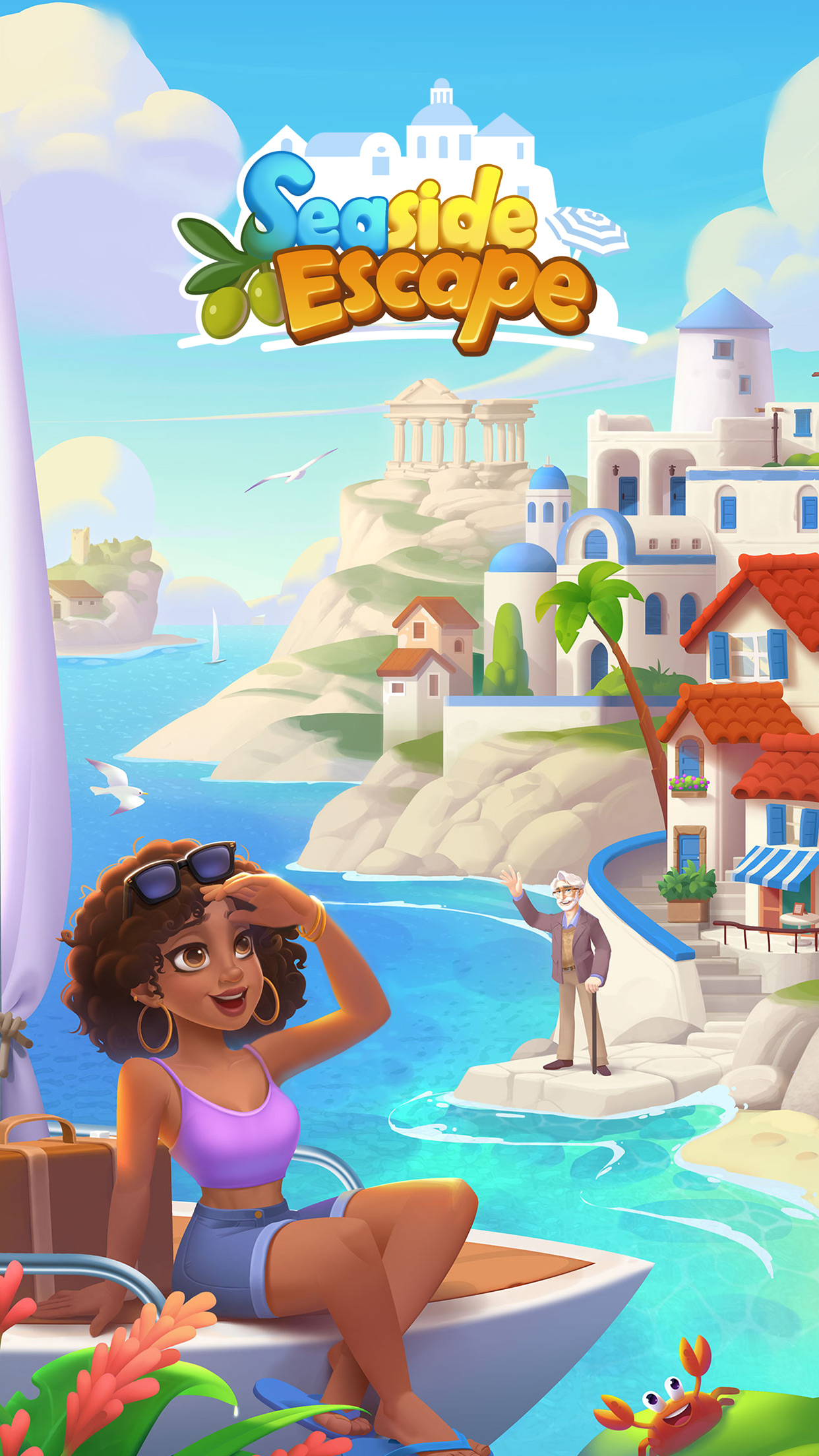 اسکرین شات 7 بازی Seaside Escape®: Merge & Story