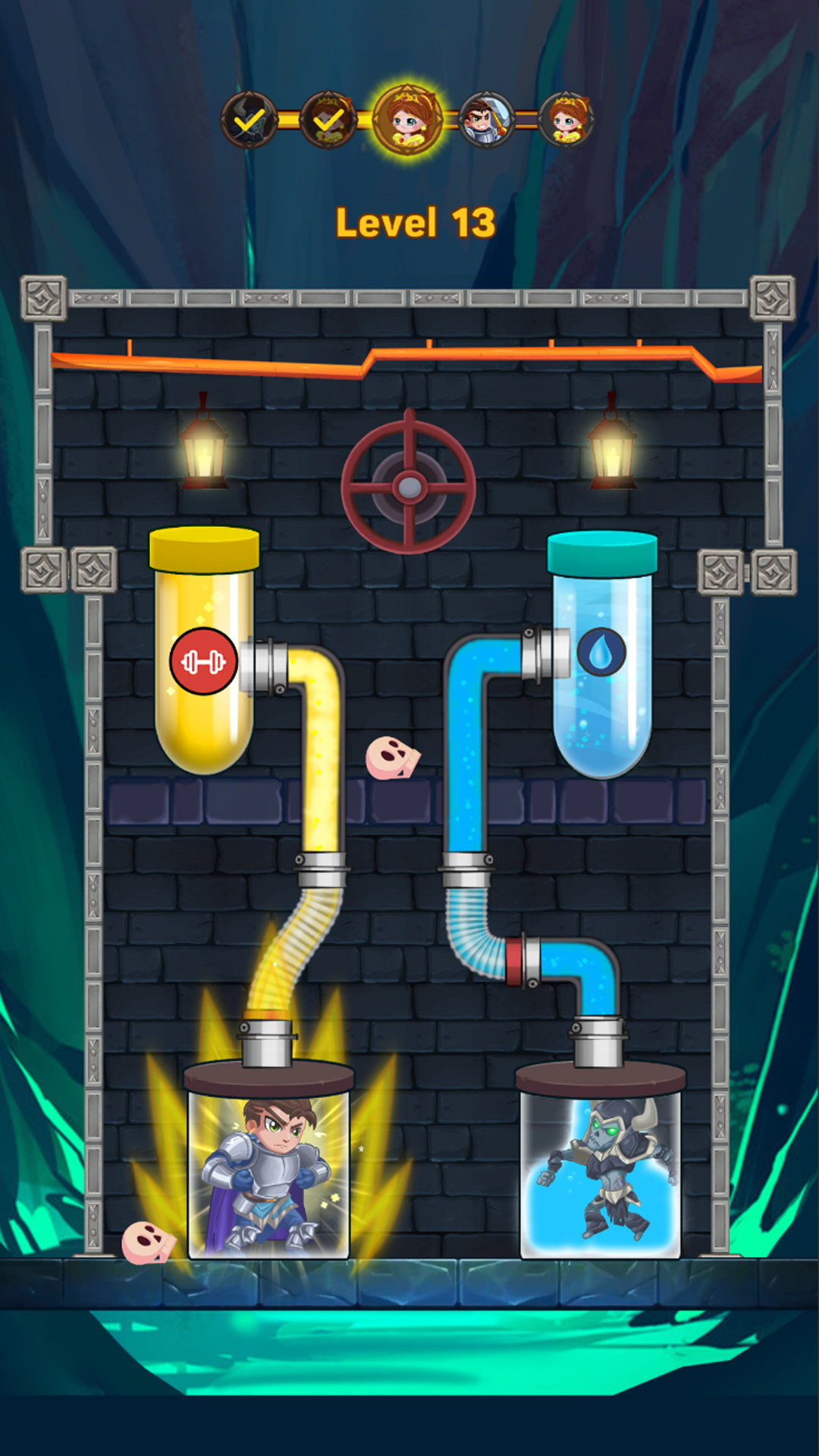 اسکرین شات 4 بازی Hero Pipe Rescue: Water Puzzle
