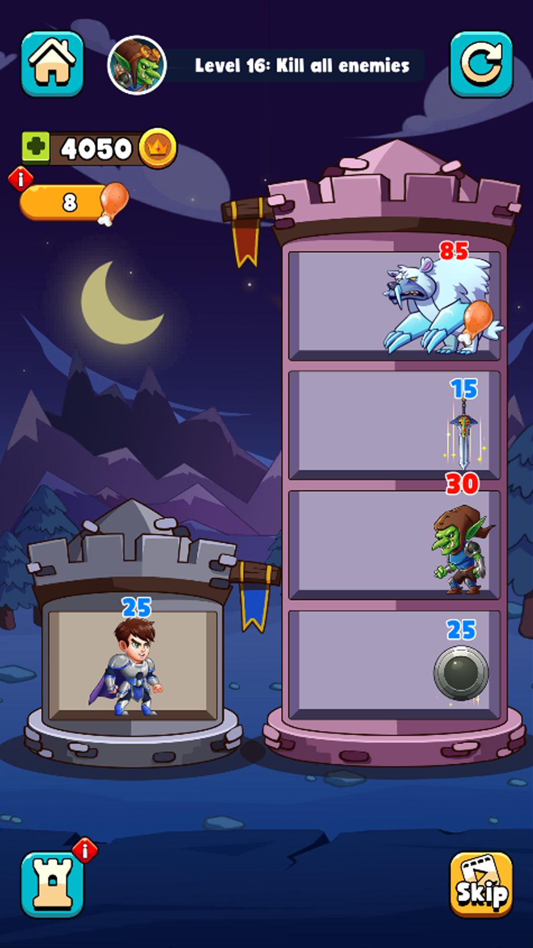 اسکرین شات 7 بازی Hero Tower Wars - Merge Puzzle