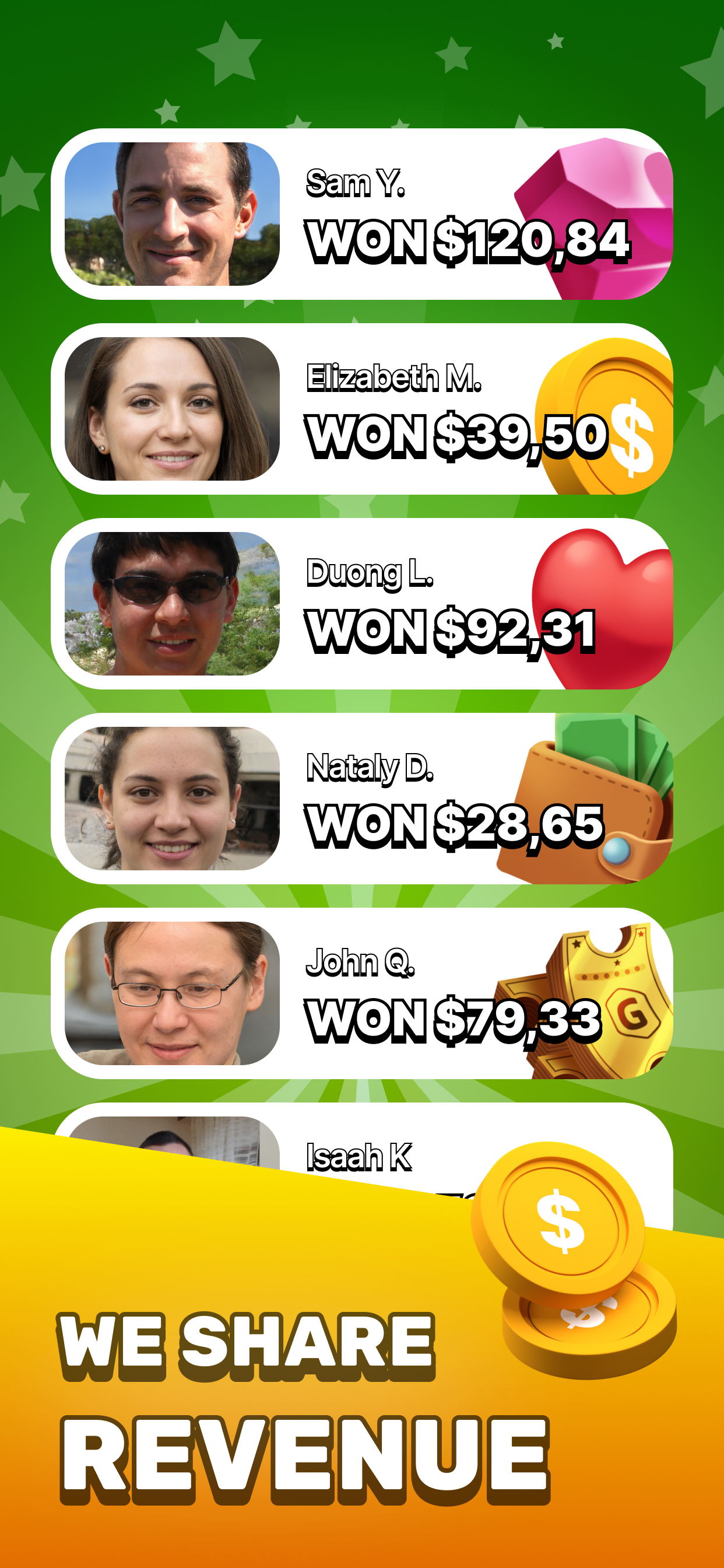 اسکرین شات 8 بازی GAMEE Prizes: Real Money Games