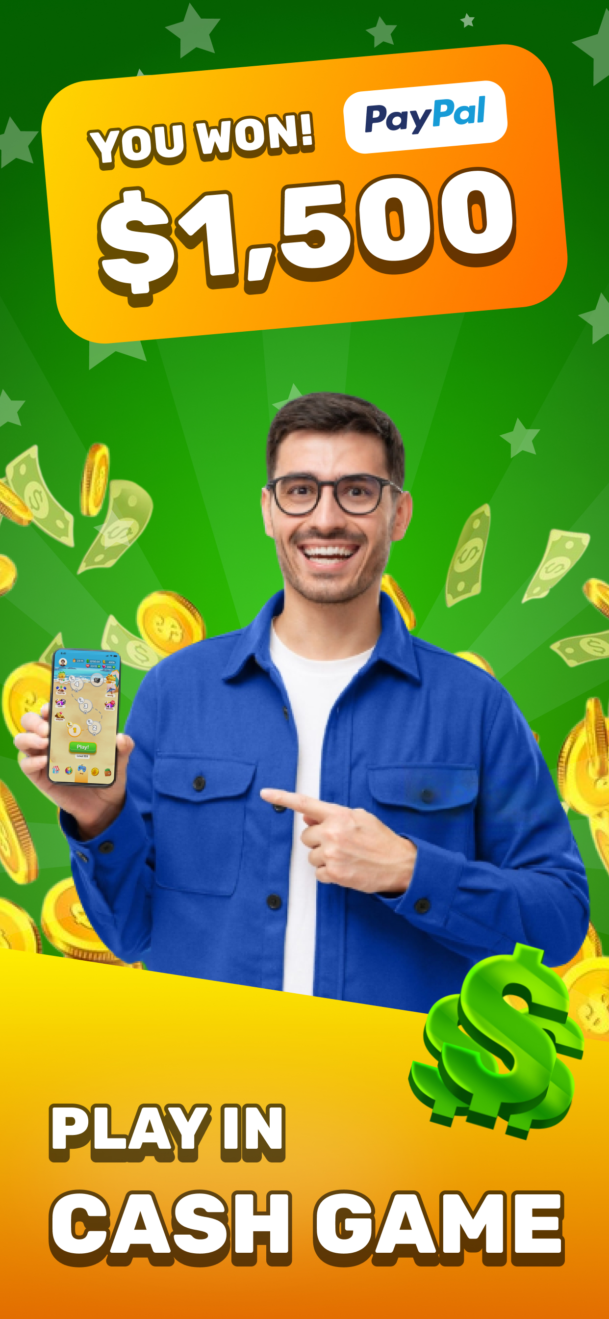 اسکرین شات 1 بازی GAMEE Prizes: Win Real Cash