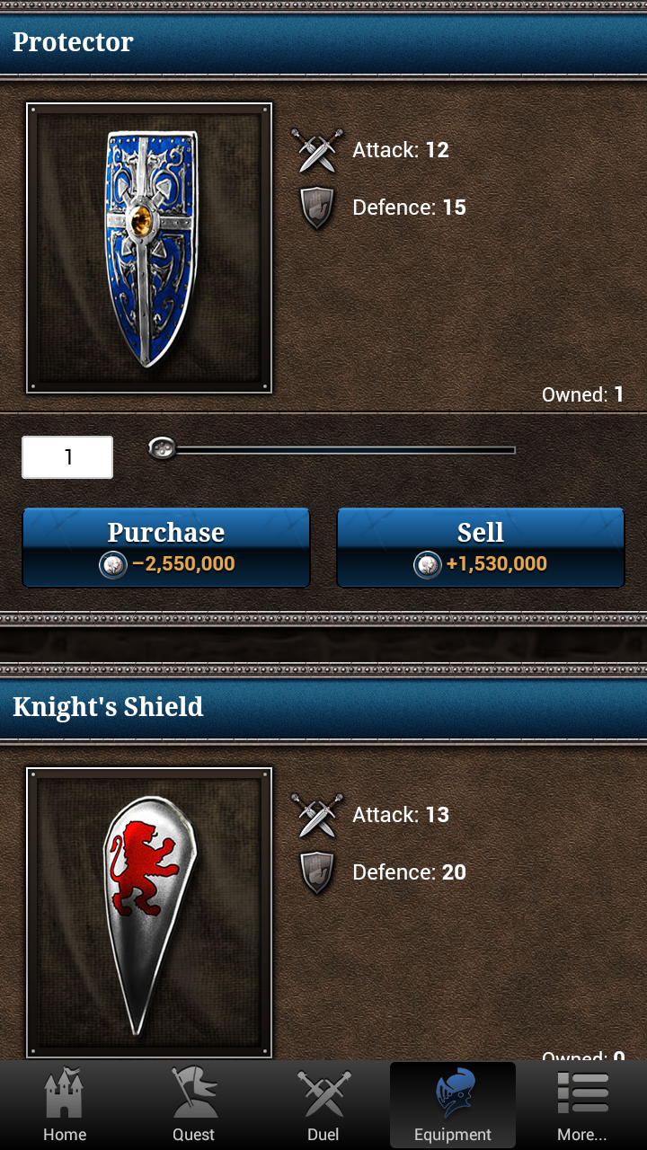 اسکرین شات 2 بازی Knight Game - Path of Kings