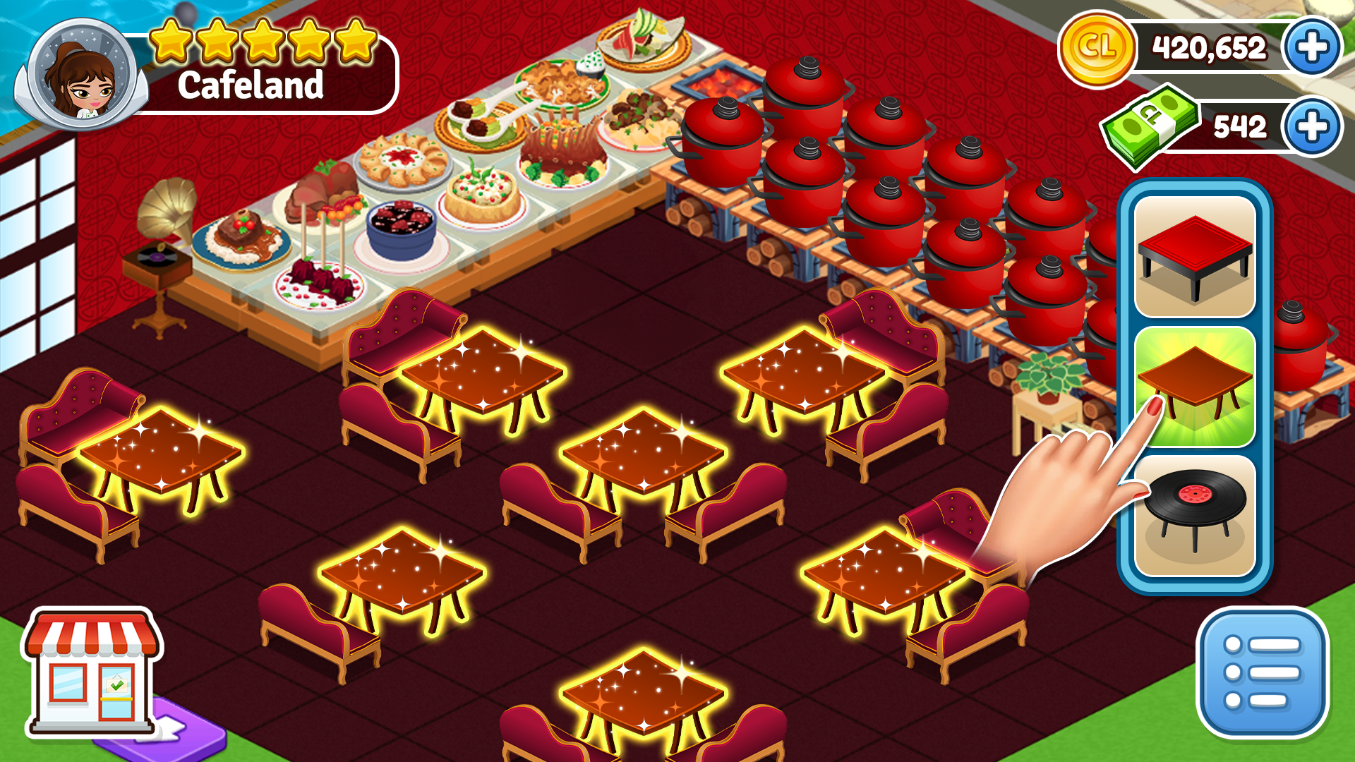 اسکرین شات 8 بازی Cafeland - Restaurant Cooking