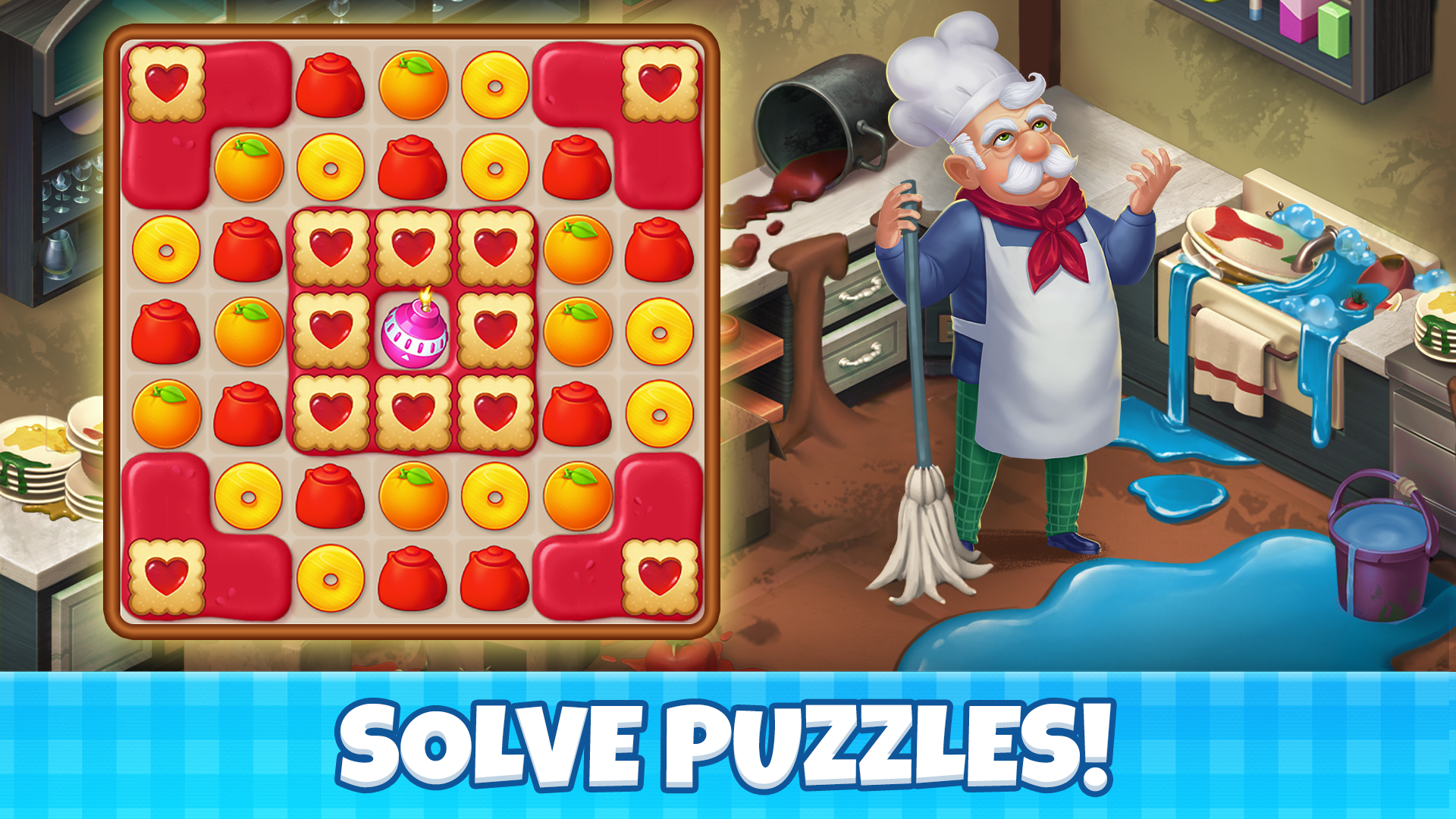 اسکرین شات 8 بازی Manor Cafe: Match 3 Puzzle