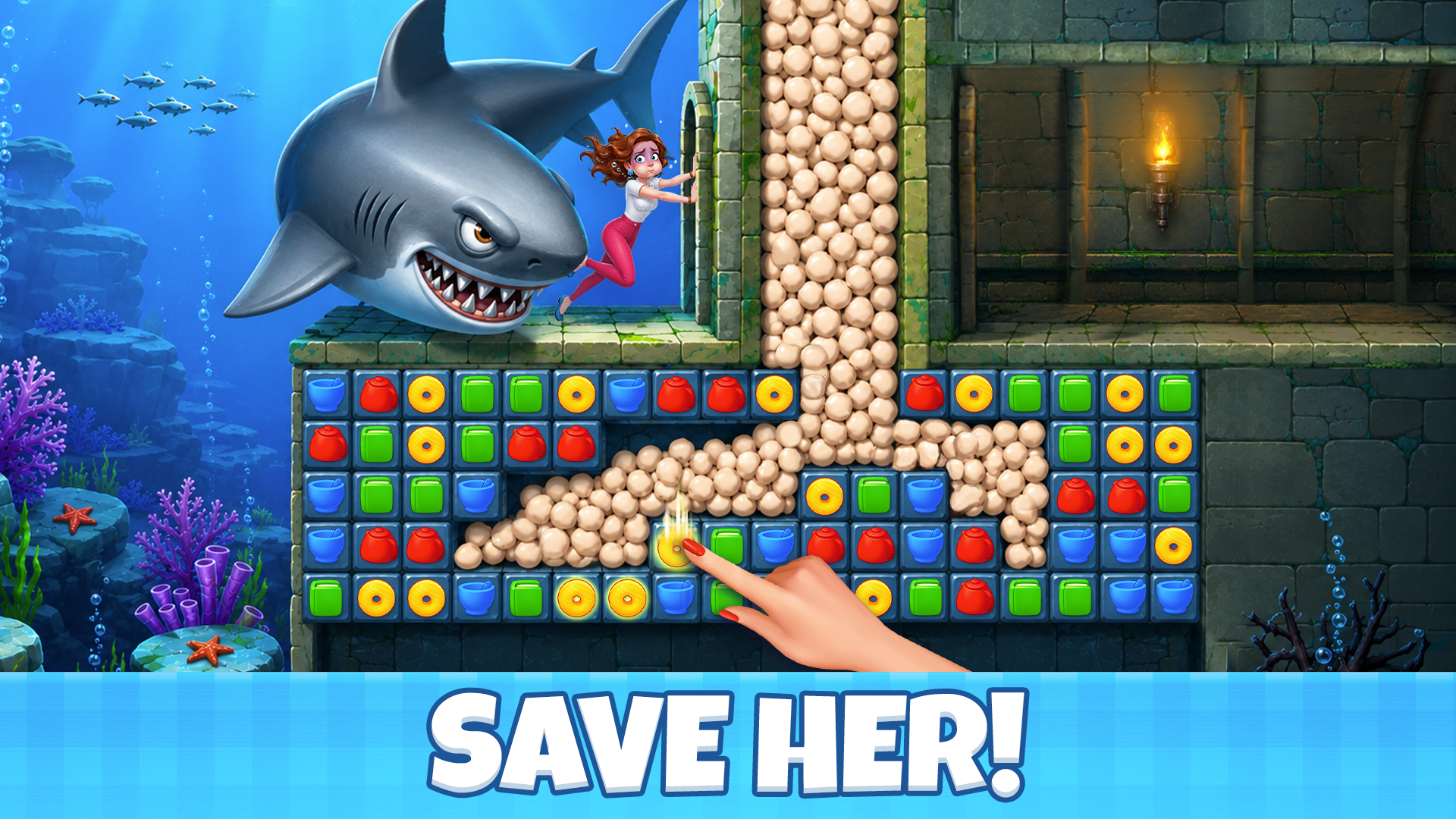 اسکرین شات 3 بازی Manor Cafe: Match 3 Puzzle