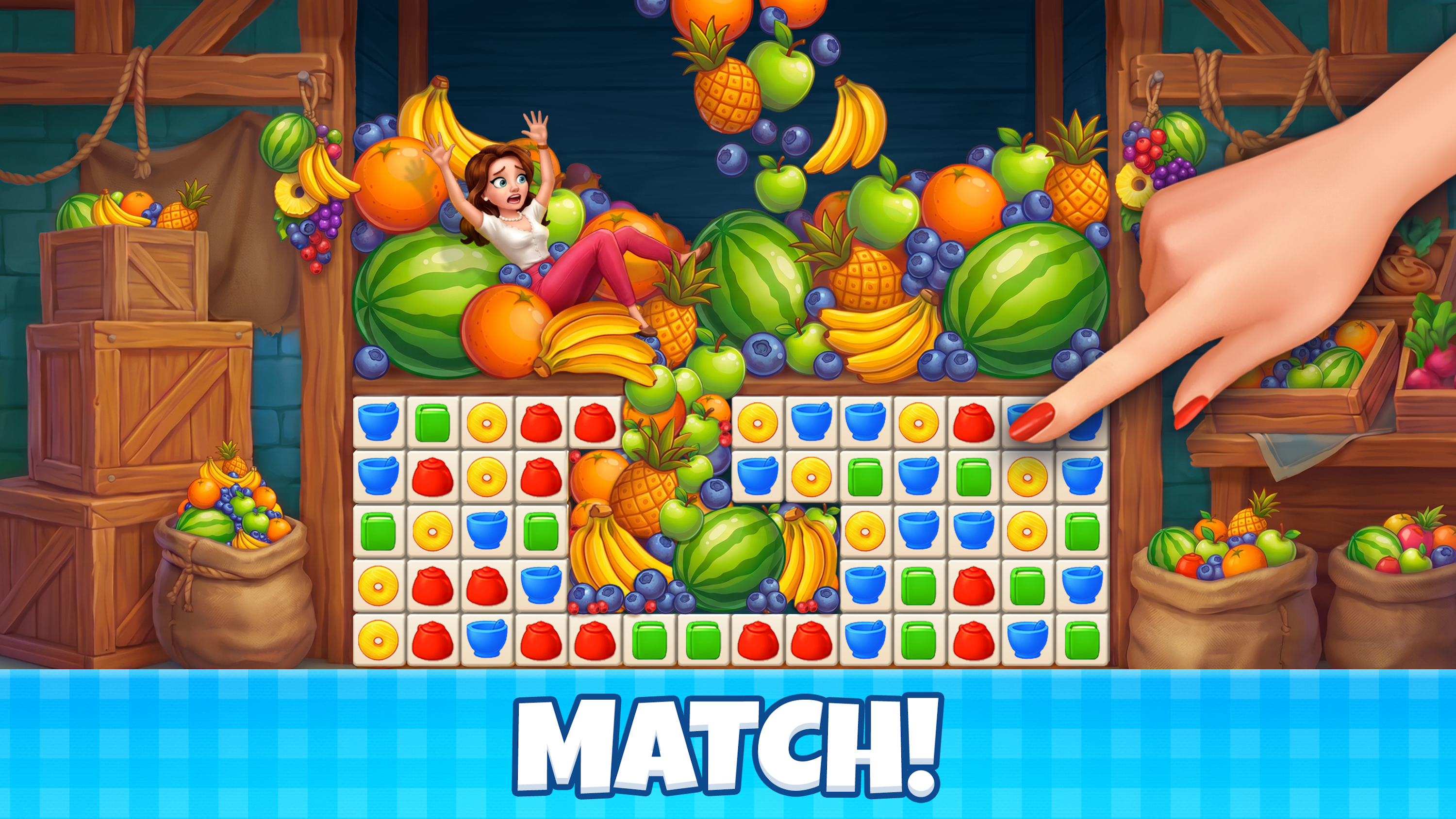 اسکرین شات 3 بازی Manor Cafe: Match 3 Puzzle