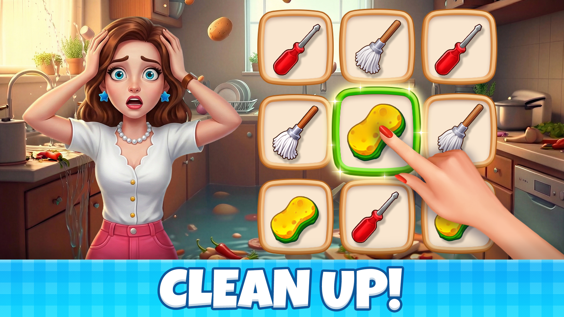 اسکرین شات 1 بازی Manor Cafe: Match 3 Puzzle