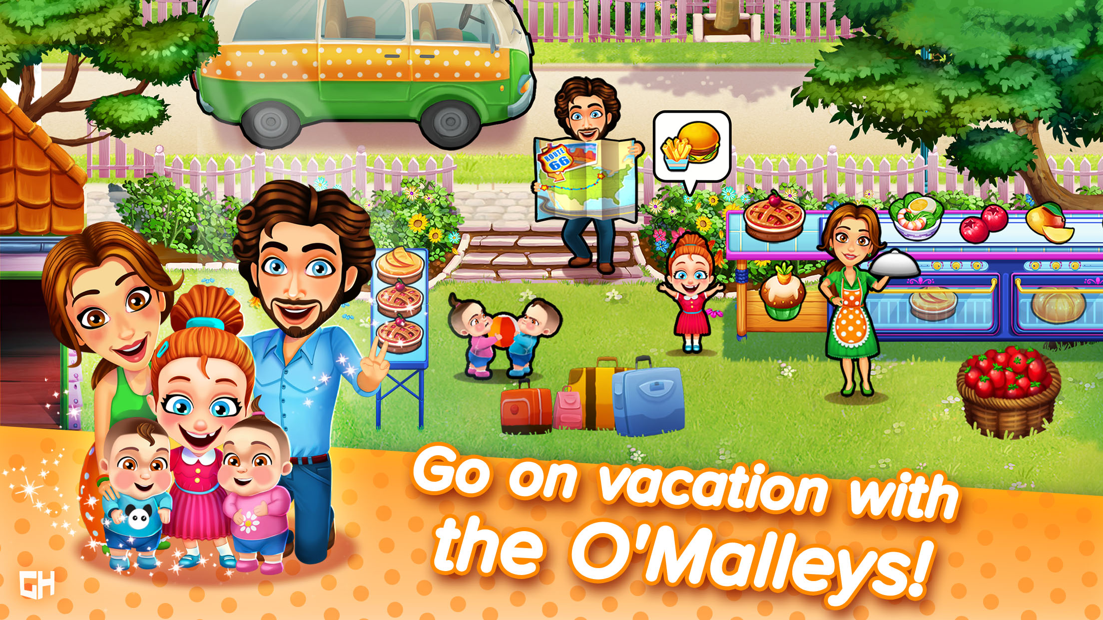 اسکرین شات 1 بازی Delicious - Emily's Road Trip