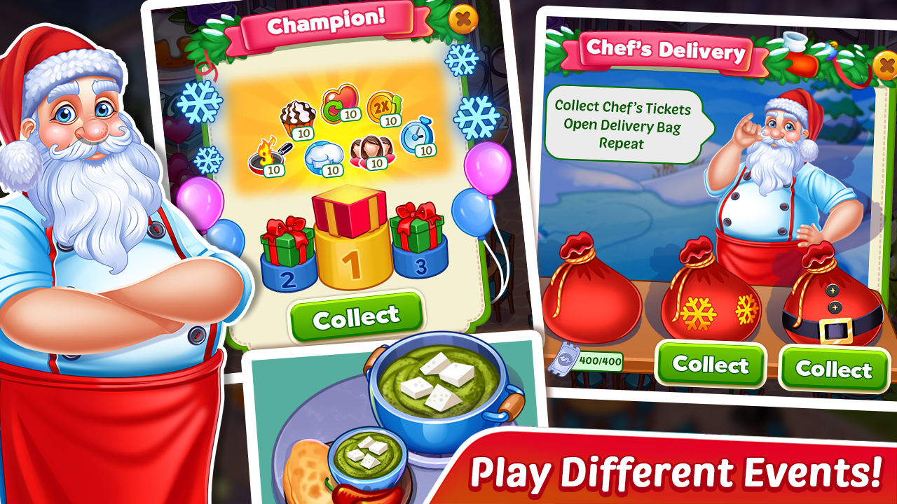 اسکرین شات 3 بازی Christmas Fever Cooking Games