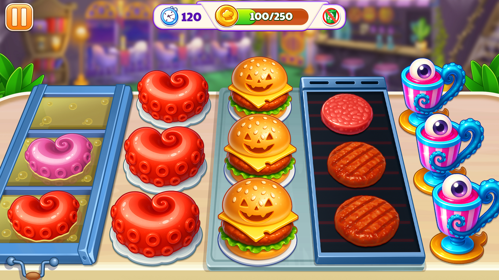 اسکرین شات 4 بازی Halloween Madness Cooking Game