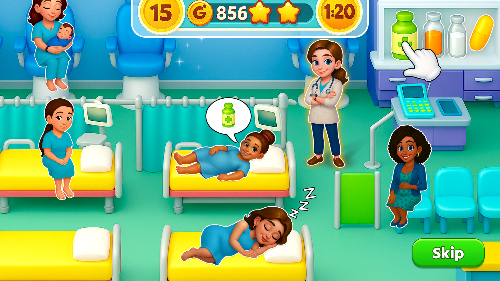 اسکرین شات 1 برنامه Pregnant Mommy Care Games
