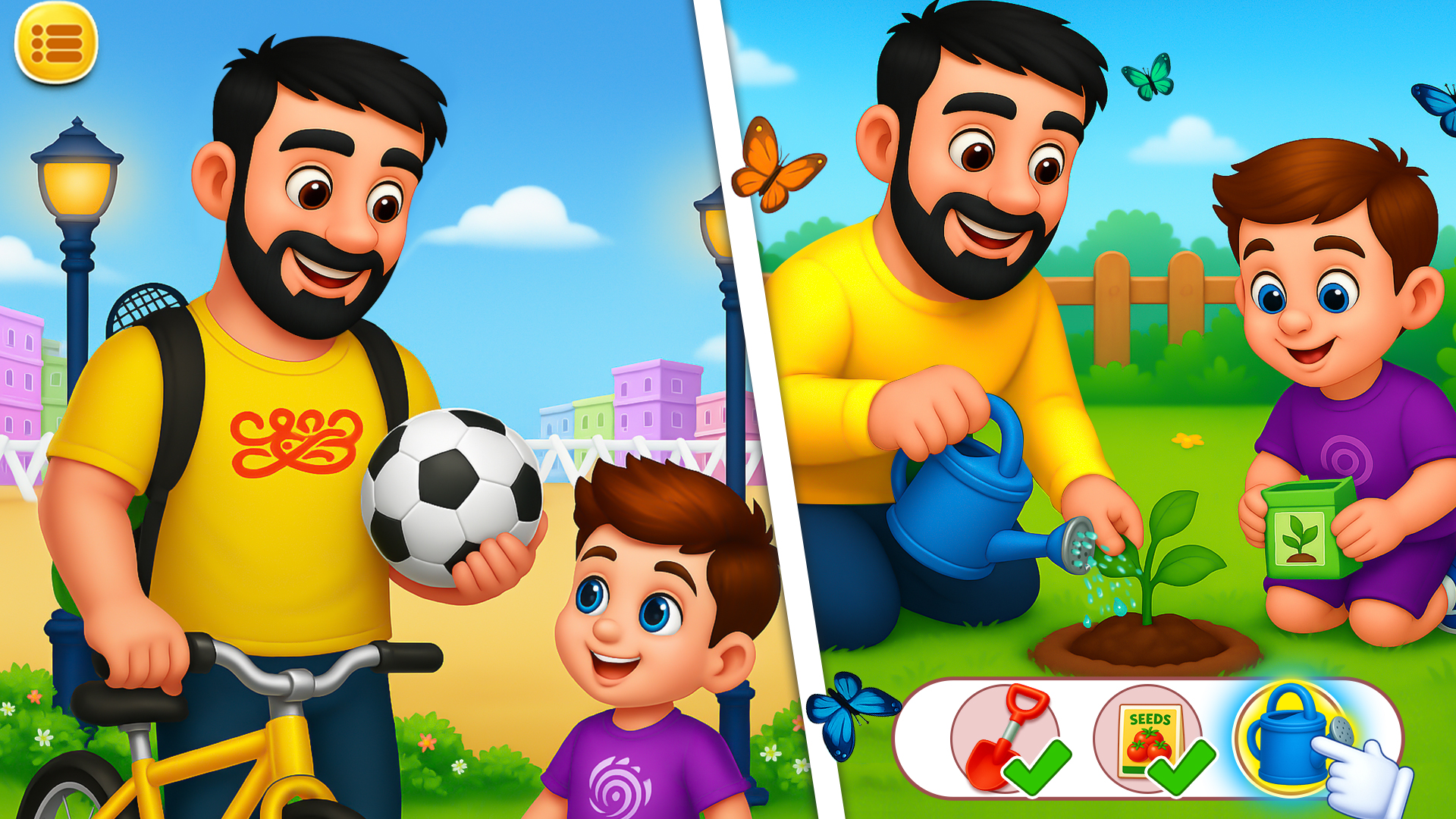 اسکرین شات 1 بازی My Dad In The World