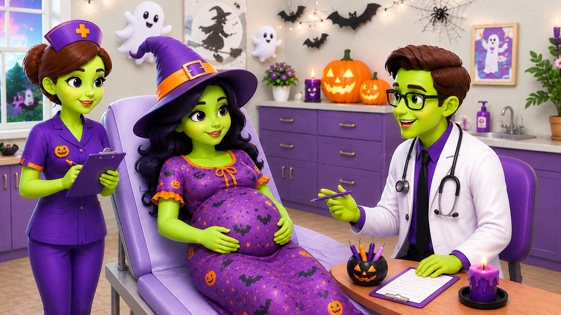 اسکرین شات 1 بازی Halloween Mom Story Game