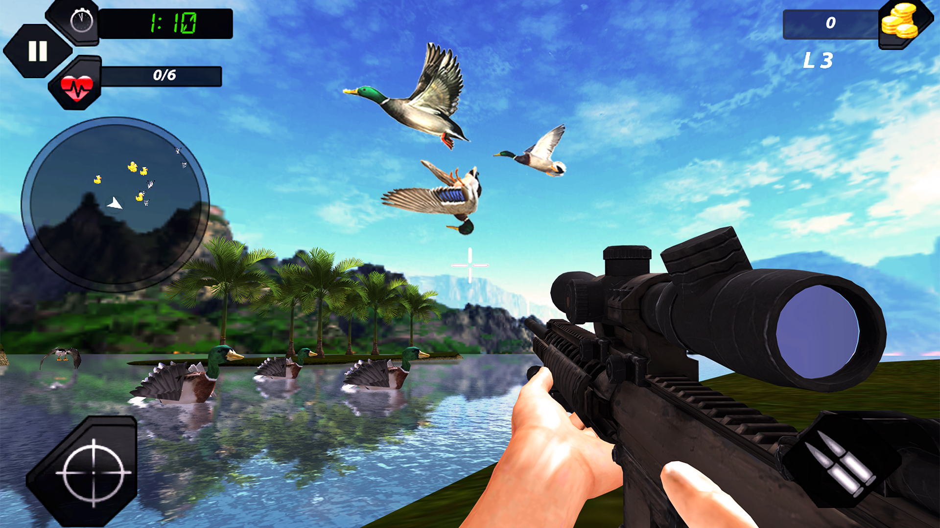 اسکرین شات 1 بازی Duck Hunting Challenge