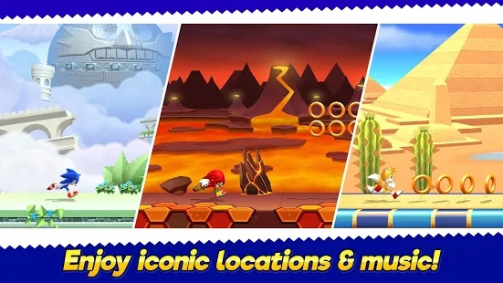 اسکرین شات 1 بازی Sonic Runners Adventure - Fast Action Platformer
