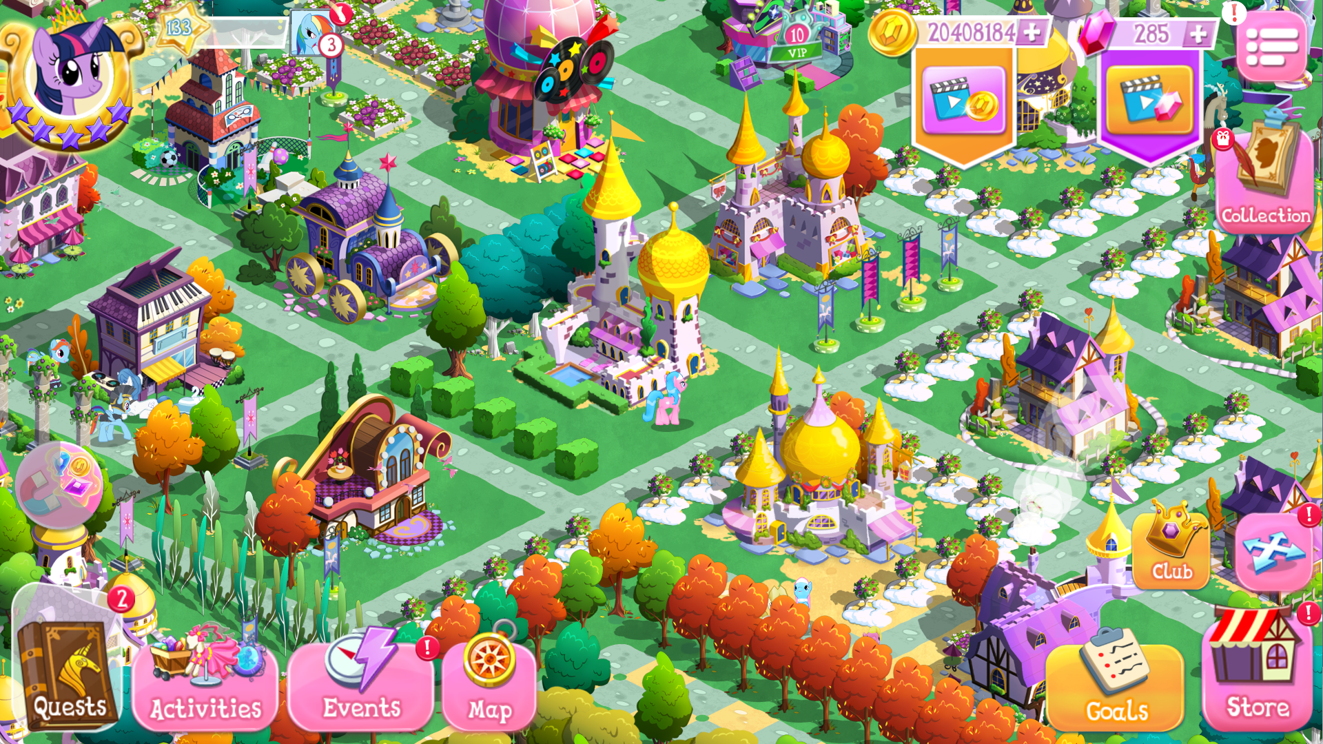 اسکرین شات 6 بازی My Little Pony: Magic Princess