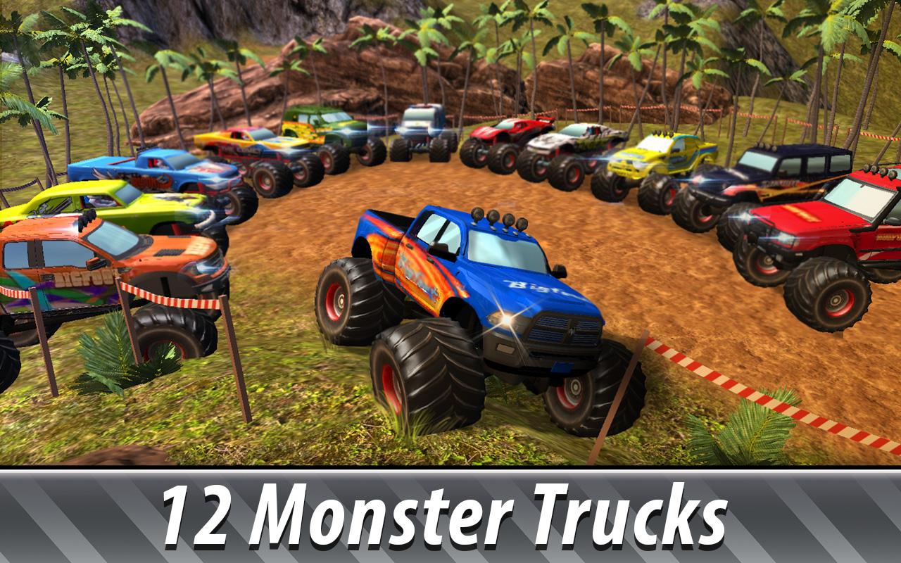 اسکرین شات 2 بازی Monster Truck Offroad Rally 3D