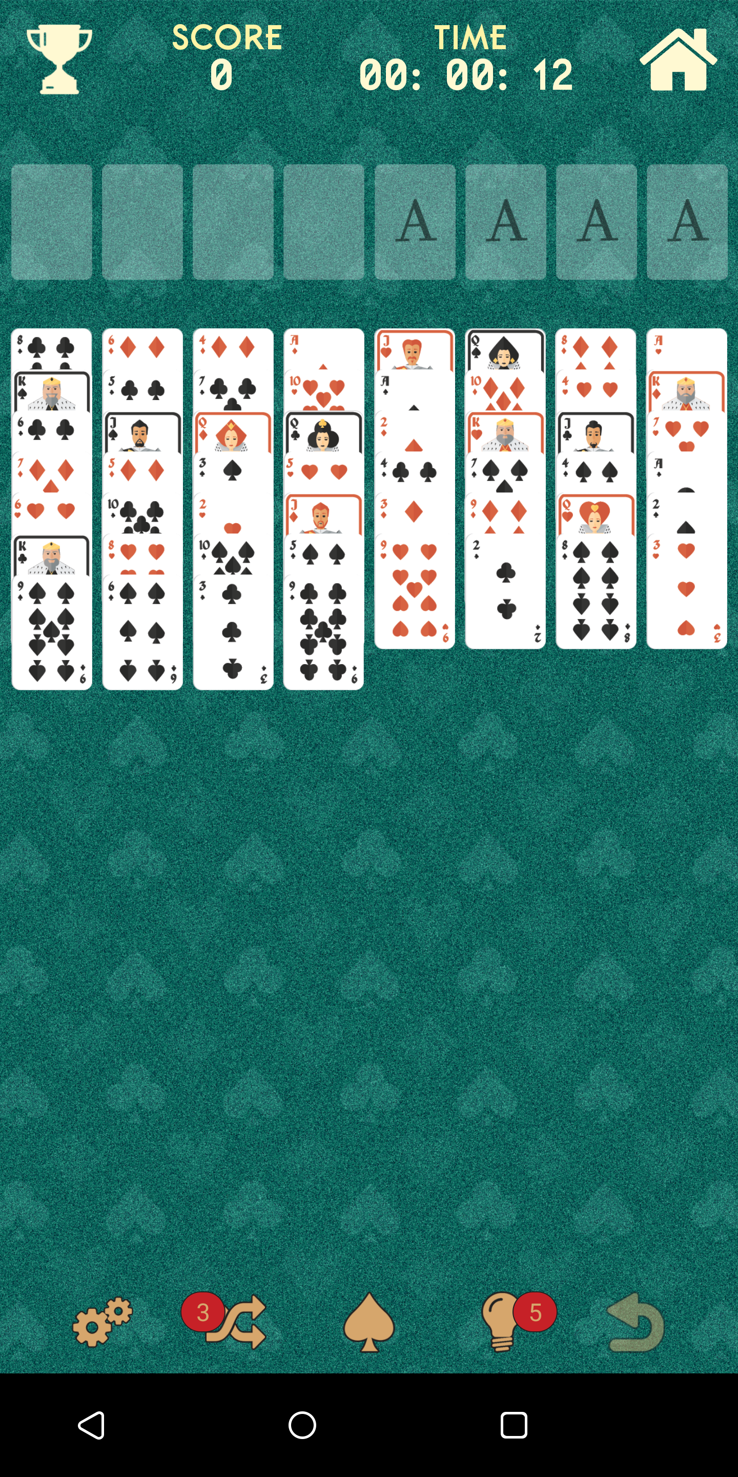 اسکرین شات 6 بازی Offline Solitaire Card Games
