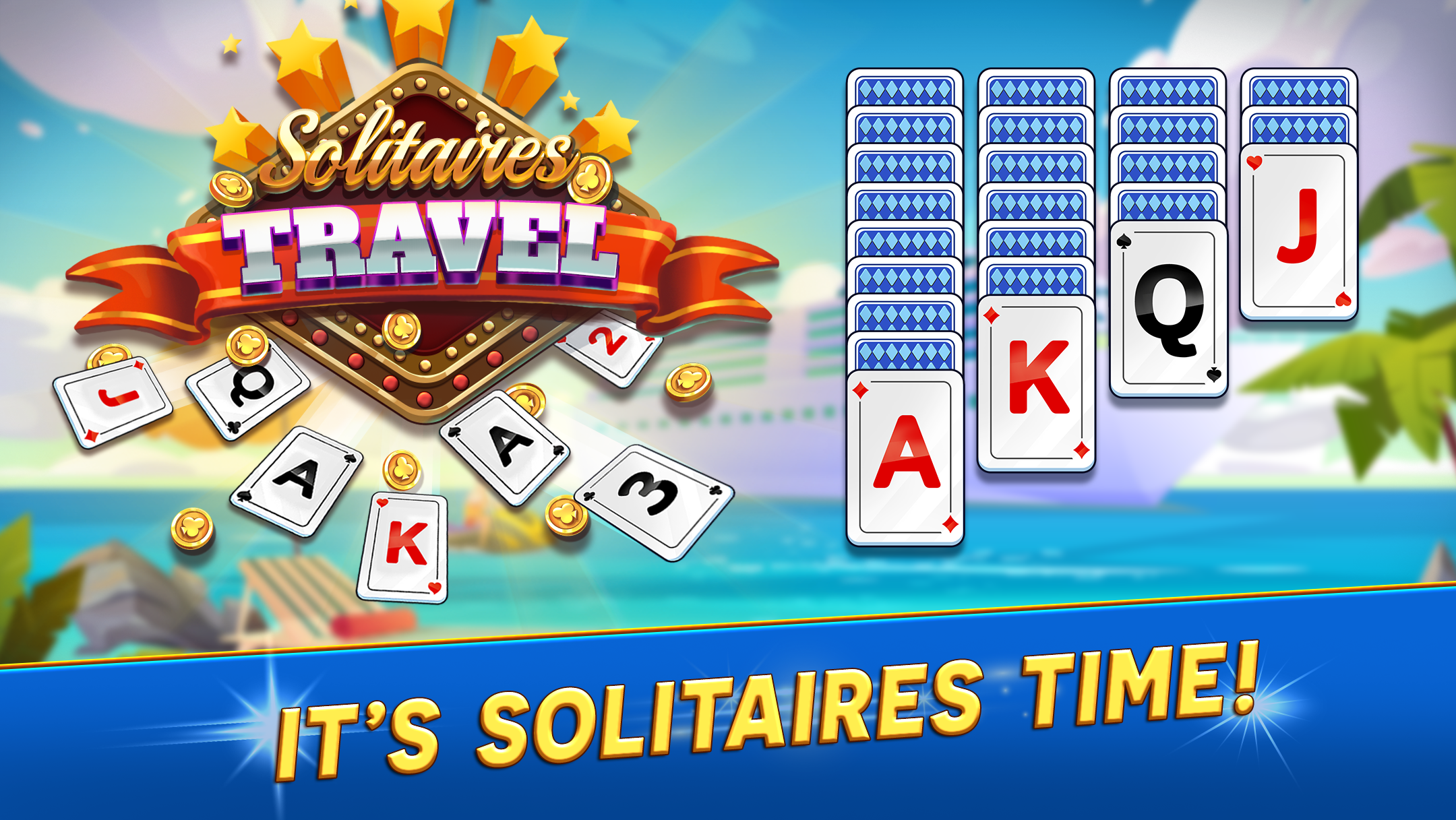 اسکرین شات 1 بازی Solitaire - Classic Card Games