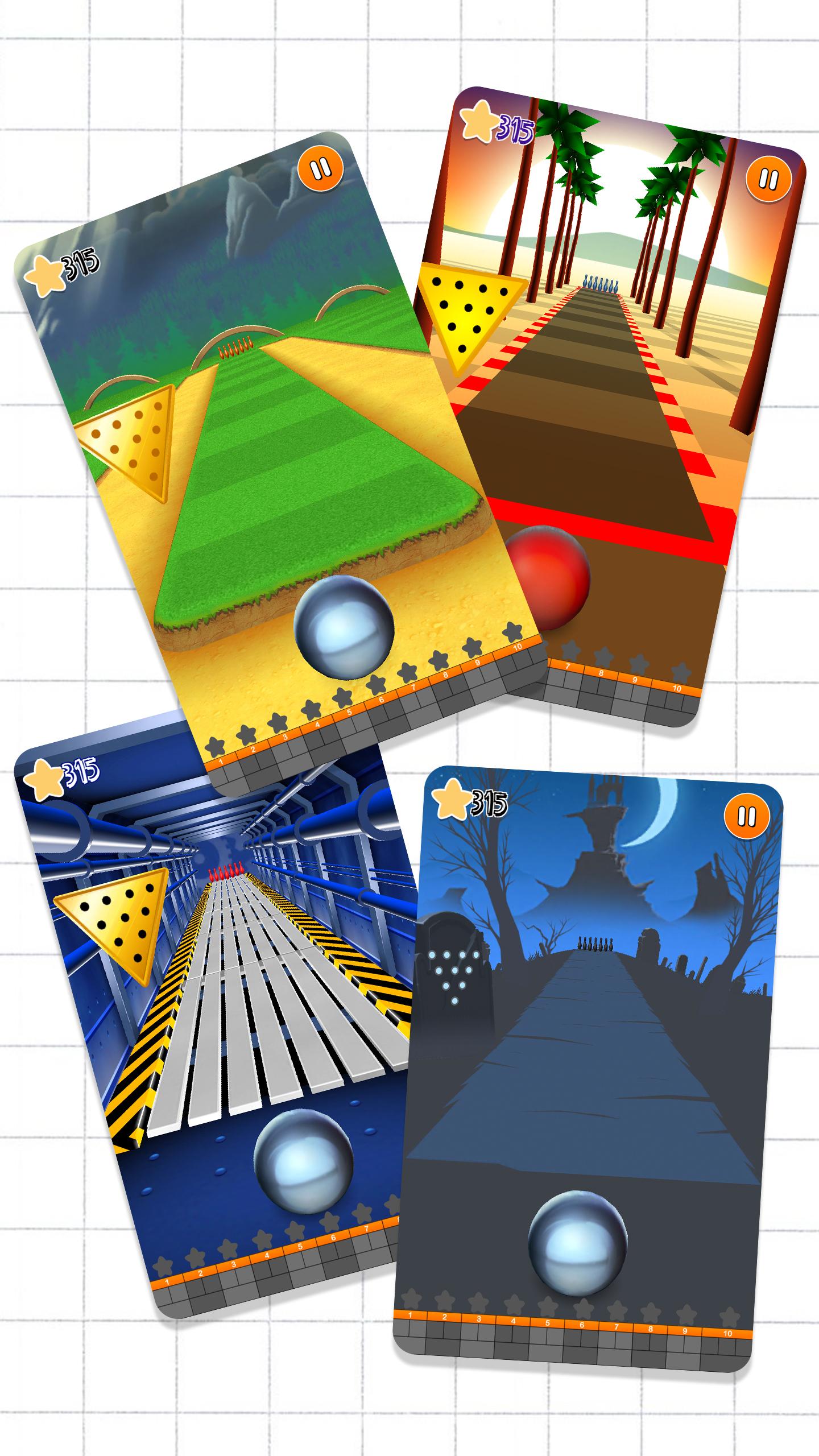 اسکرین شات 3 برنامه Doodle Bowling