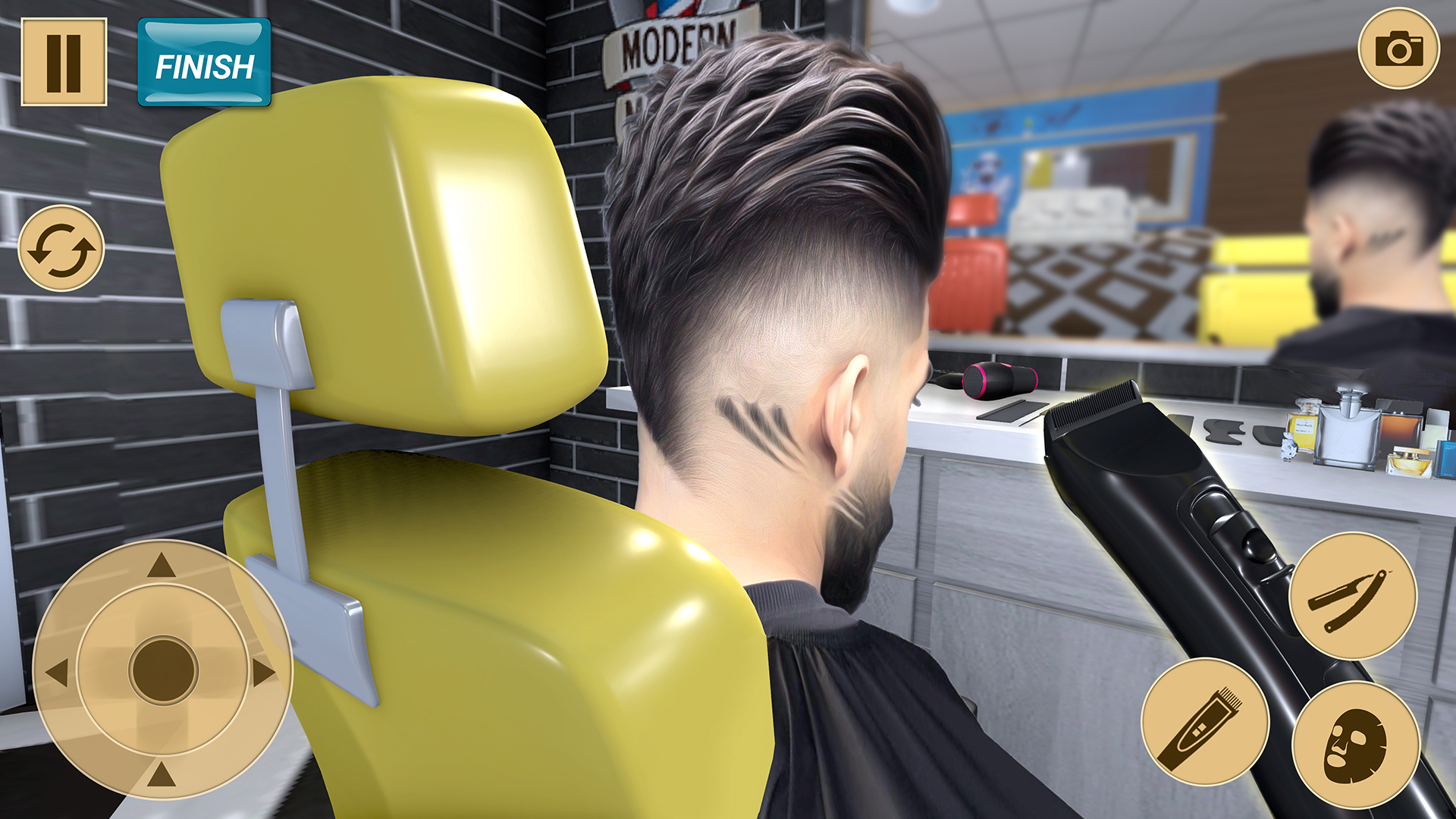 اسکرین شات 2 بازی Barber Shop 3d Hair Cut Games