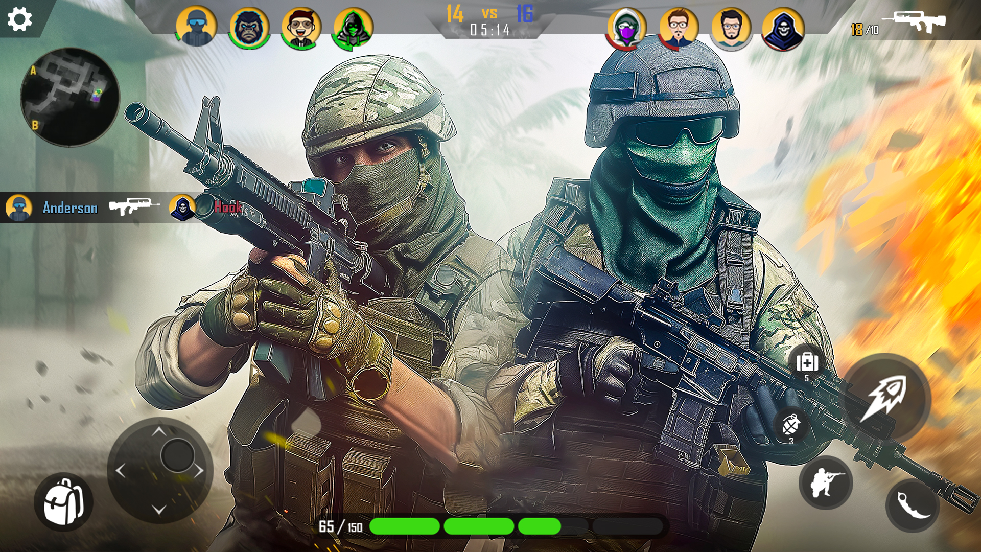 اسکرین شات 3 بازی Gun Shooting Offline Fps Games