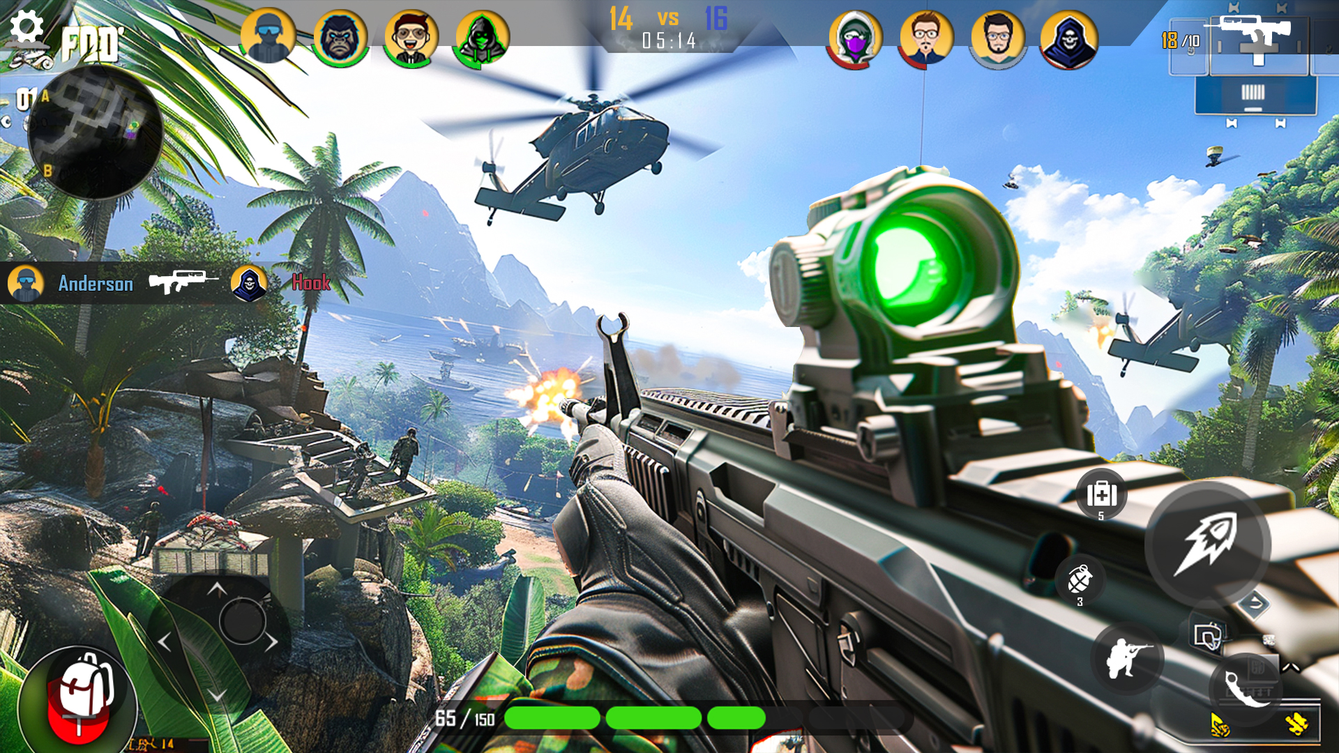 اسکرین شات 4 بازی Gun Shooting Offline Fps Games