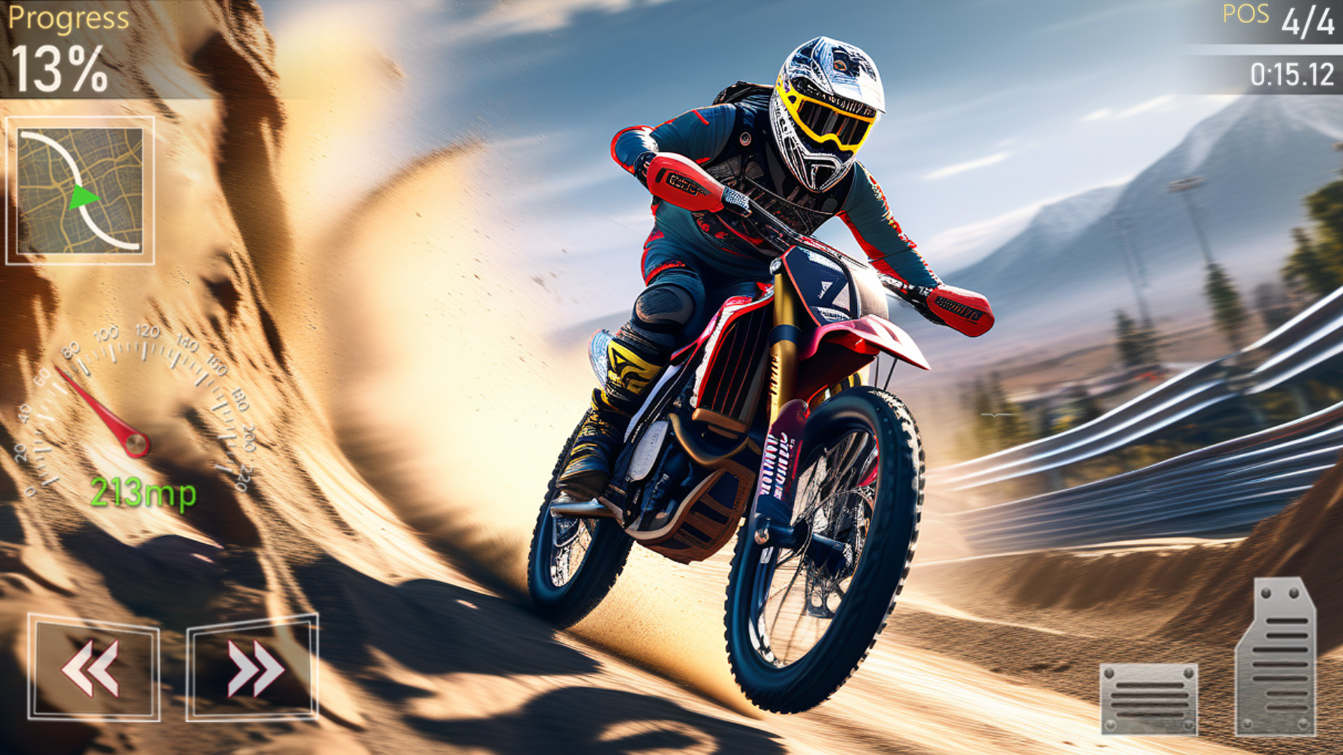 اسکرین شات 3 بازی Mx Dirt Bike Racing: Bike Game