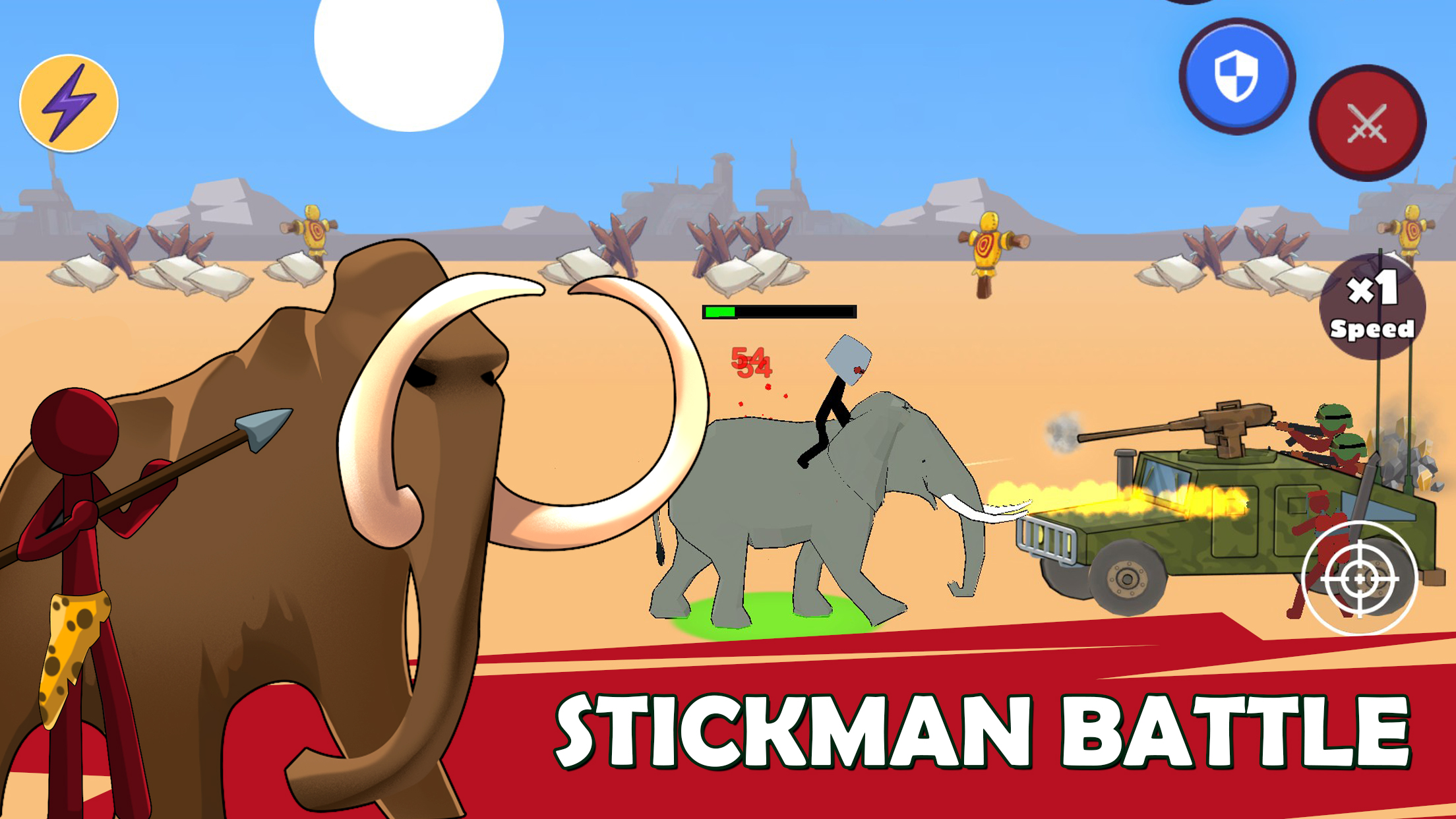 اسکرین شات 3 بازی Age of Stickman Battle of Empires