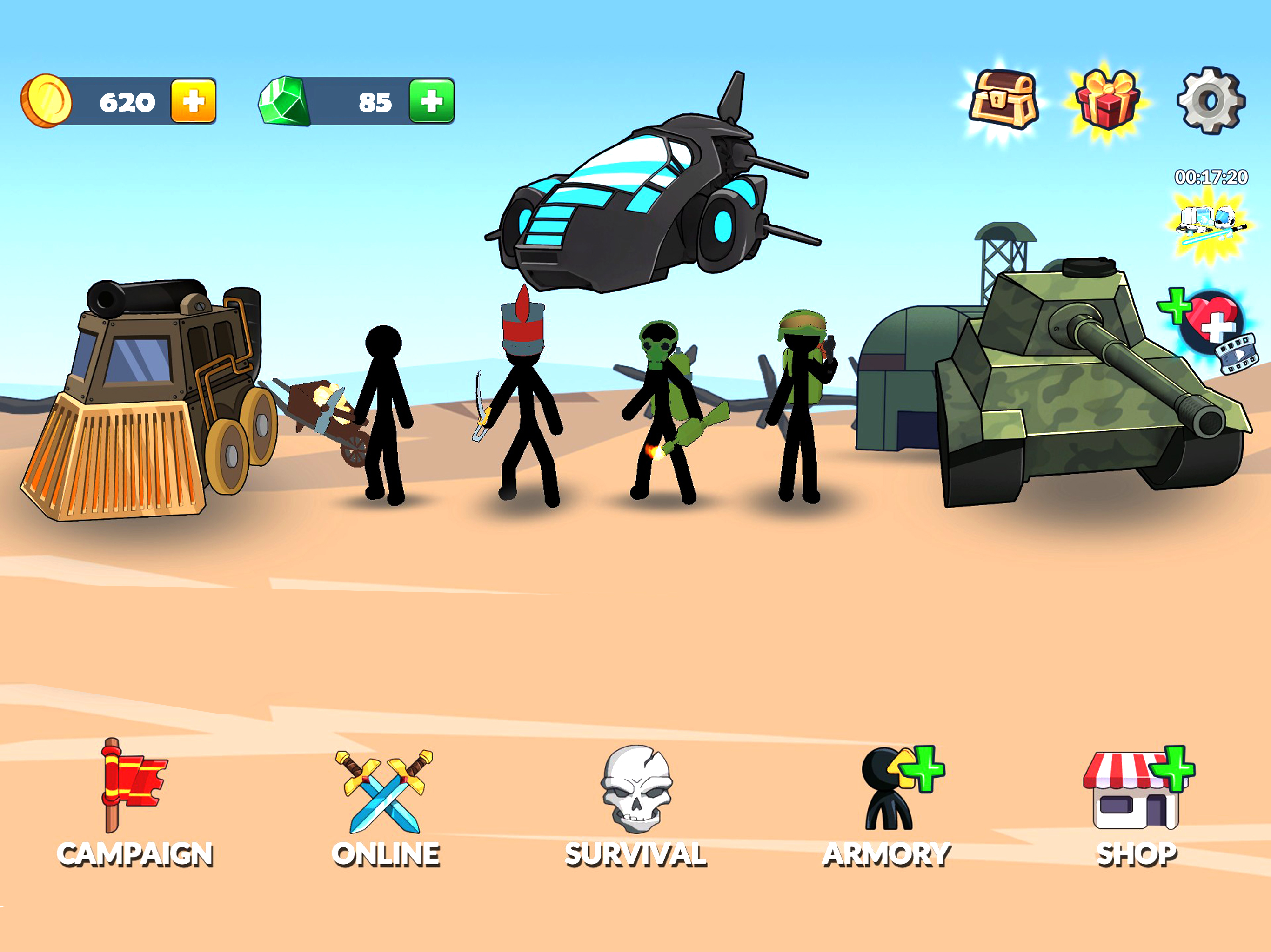 اسکرین شات 8 بازی Age of Stickman Battle of Empires