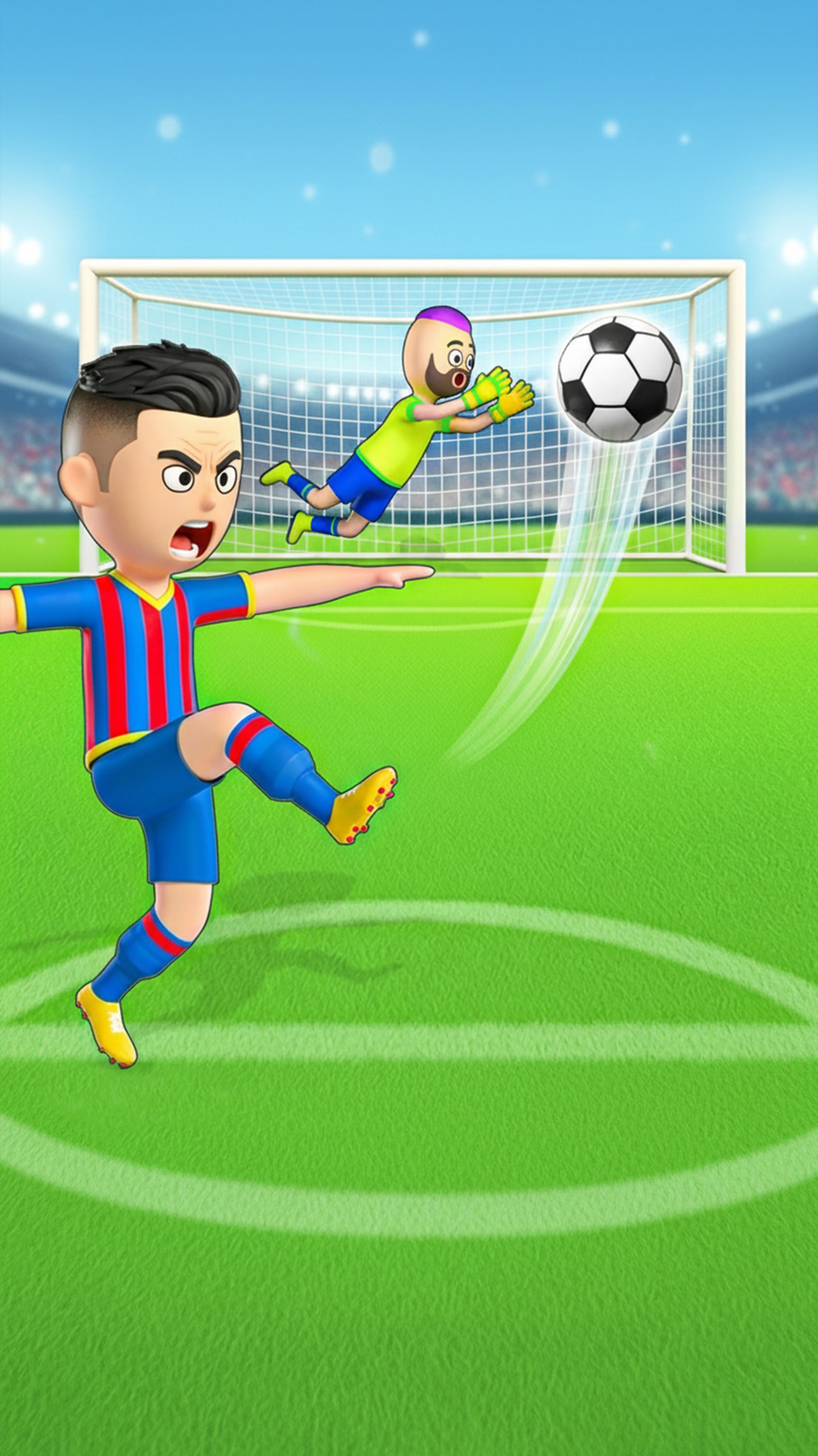 اسکرین شات 1 بازی Crazy Goal — Fun Soccer Game