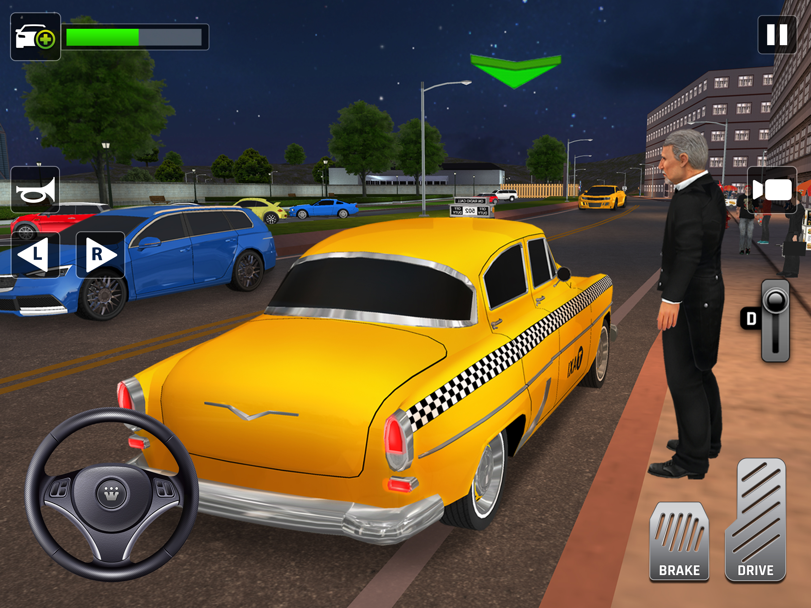 اسکرین شات 2 بازی City Taxi Driving 3D Simulator