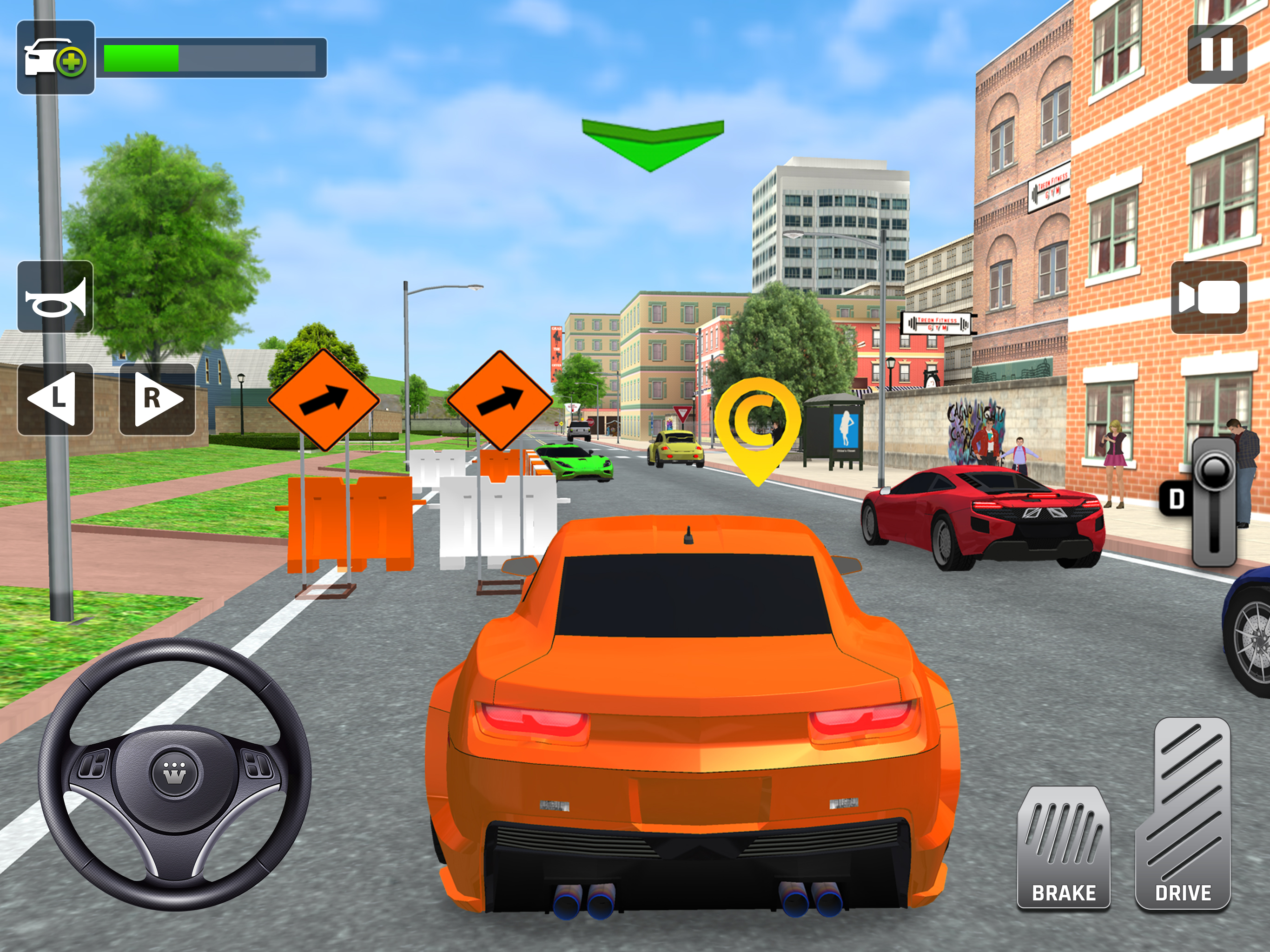 اسکرین شات 5 بازی City Taxi Driving 3D Simulator