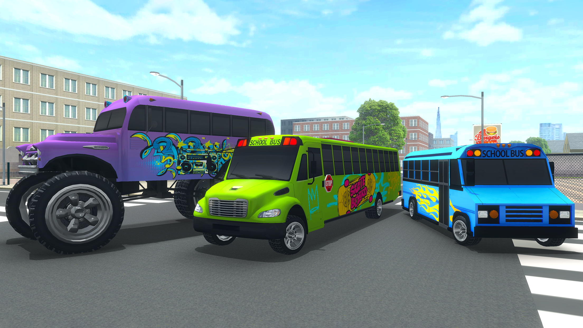 اسکرین شات 6 بازی School Bus Simulator Driving
