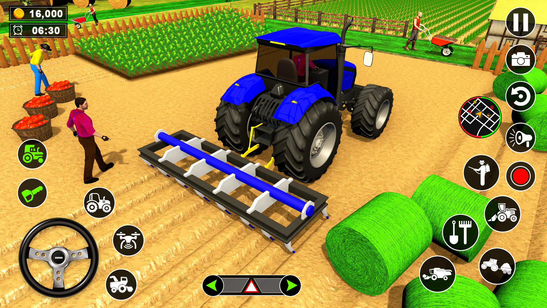 اسکرین شات 2 برنامه Real Tractor Driving Simulator