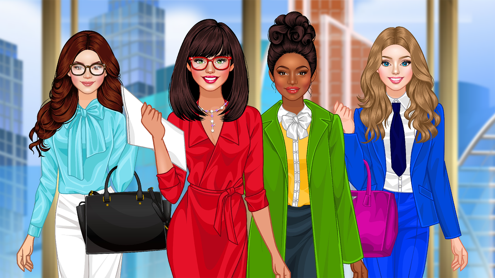 اسکرین شات 7 بازی Office Dress Up Games