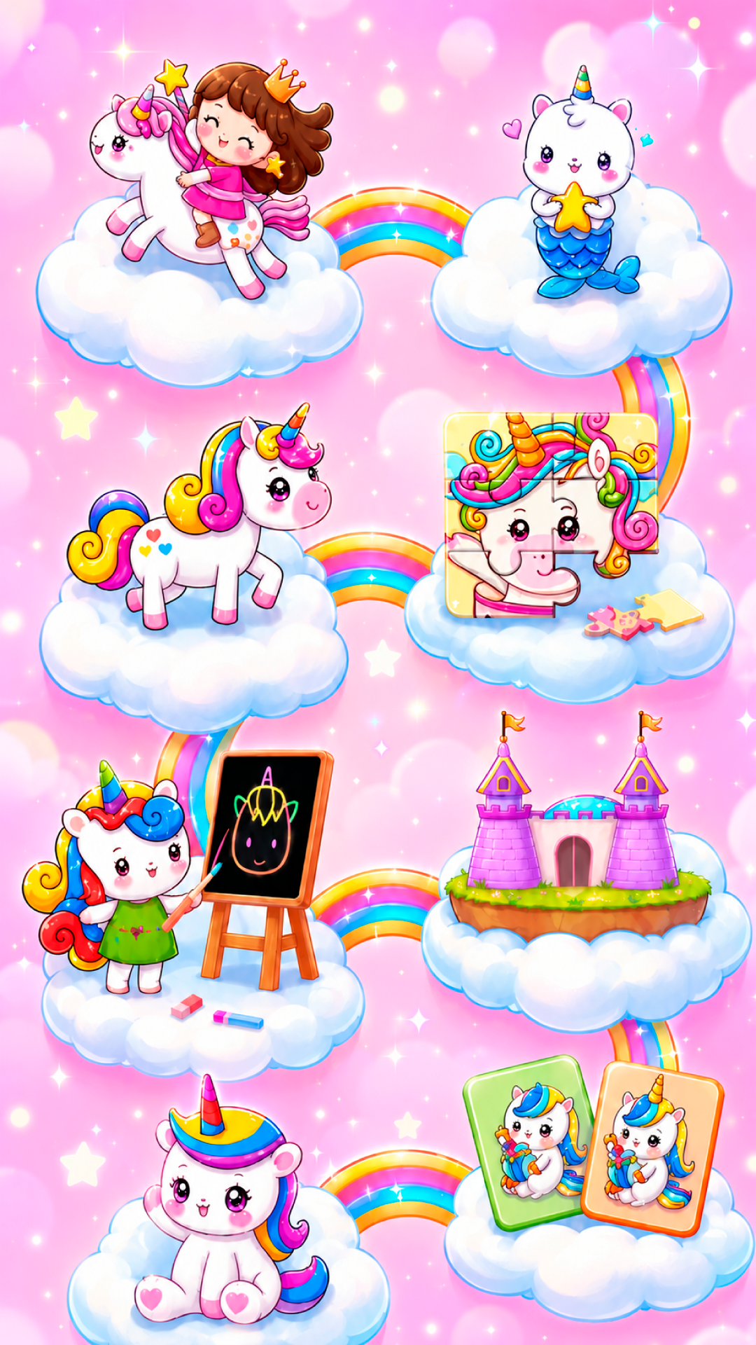 اسکرین شات 5 بازی Unicorn Coloring Girl Games