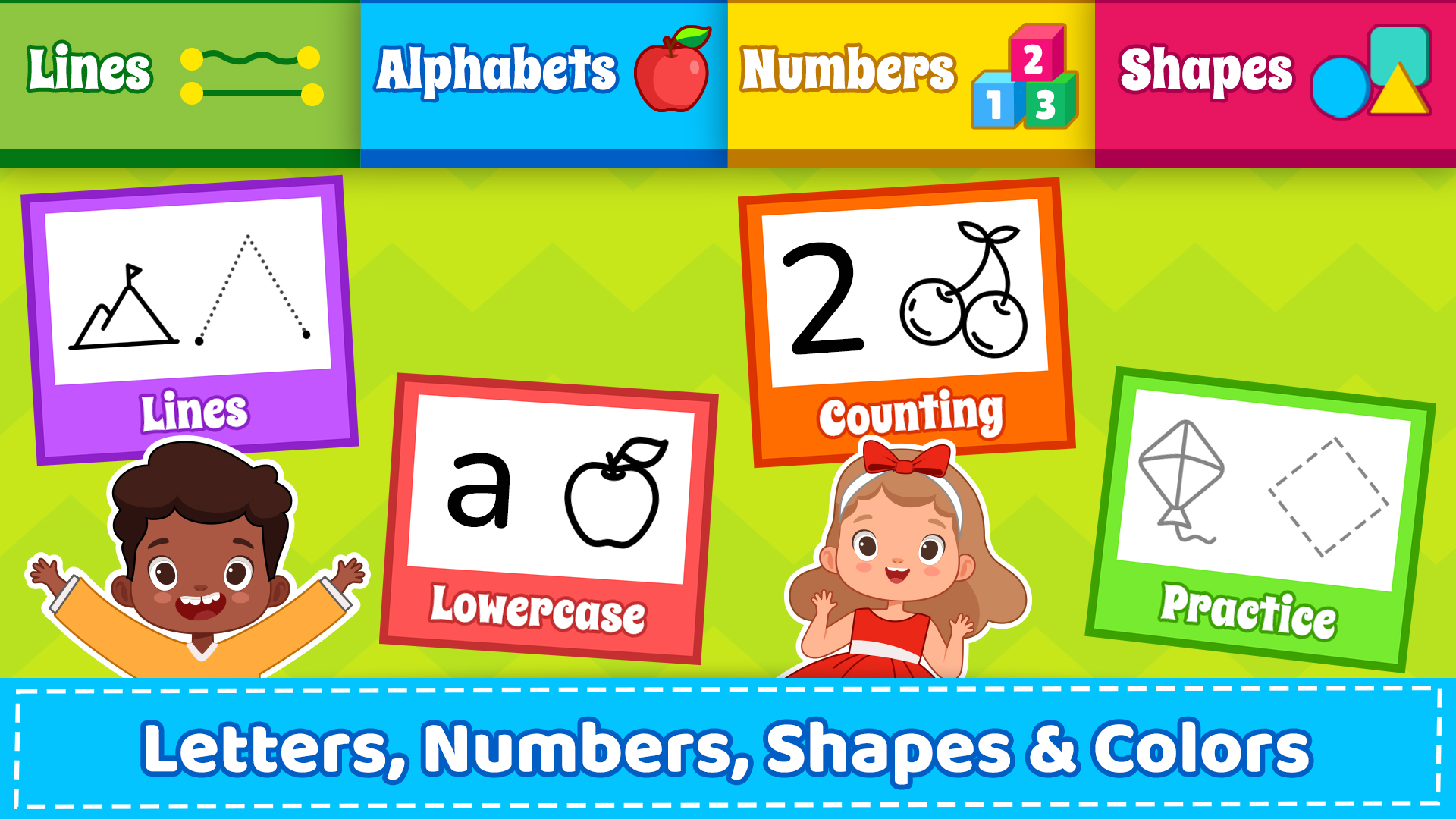 اسکرین شات 1 بازی ABC Tracing Preschool Games 2+