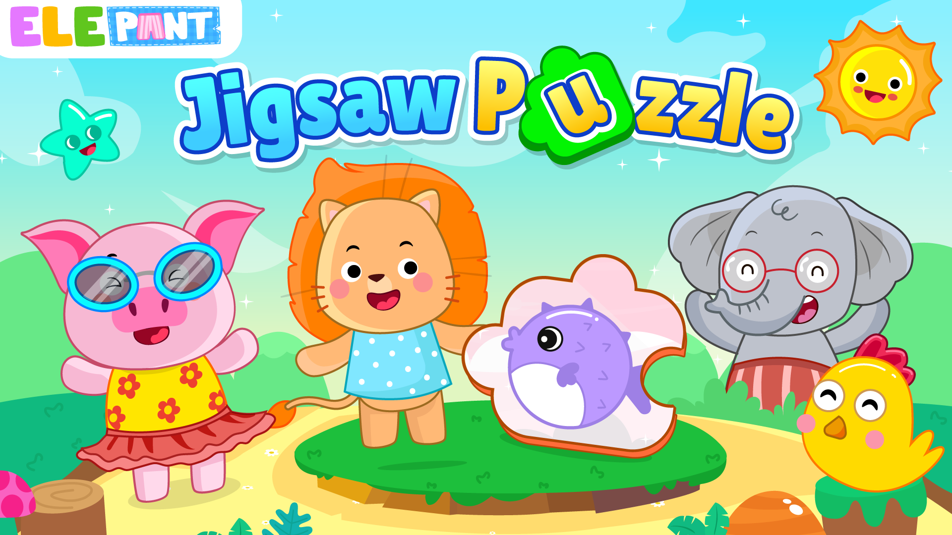 اسکرین شات 1 بازی Kids Puzzle Games for Toddlers